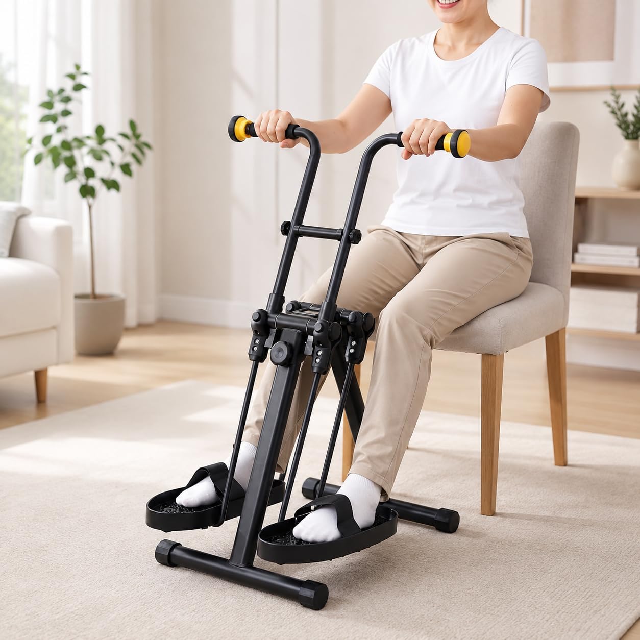 PEDAL EXERCISER BIKE PARA SENIORS CON PANTALLA LCD - 2