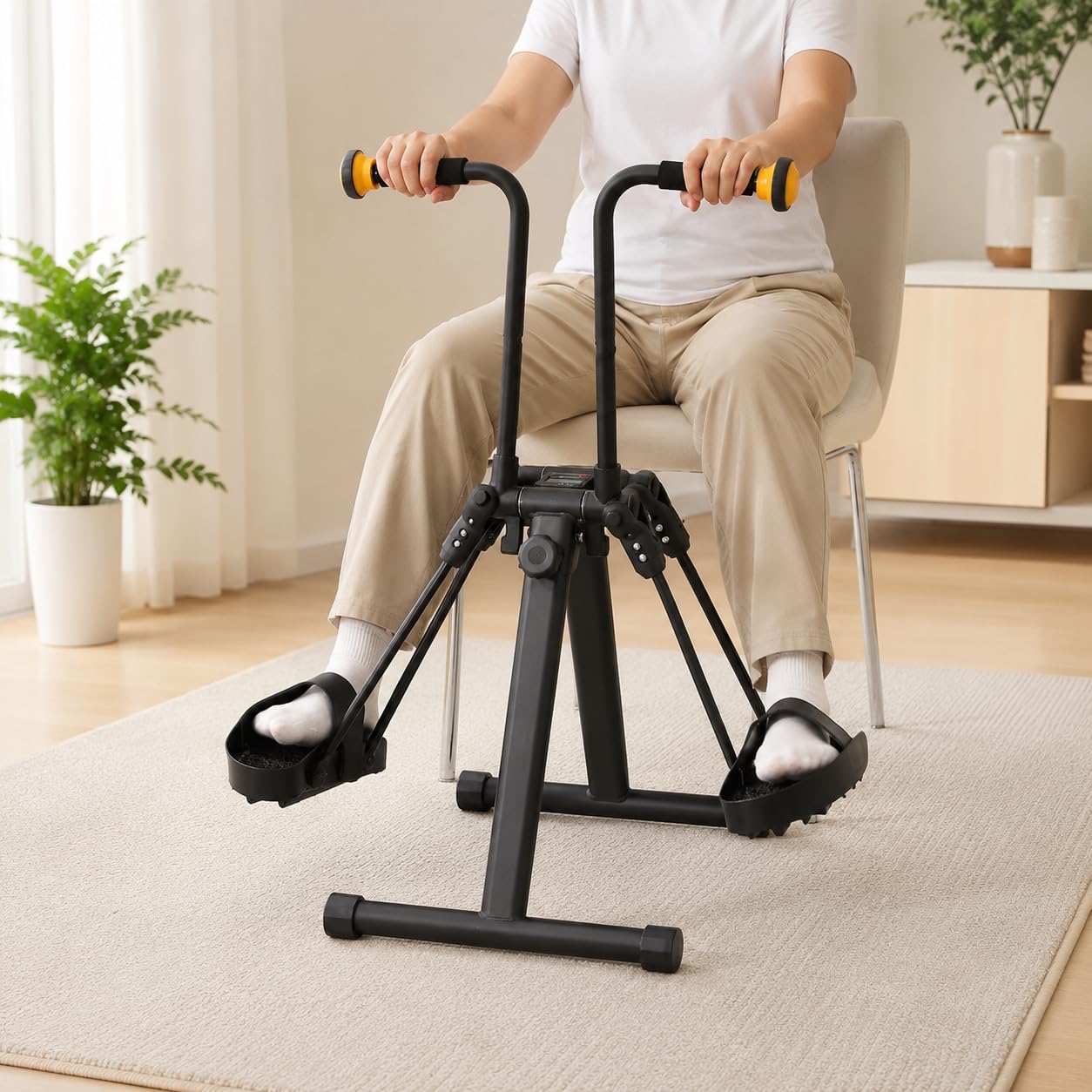 PEDAL EXERCISER BIKE PARA SENIORS CON PANTALLA LCD - 5