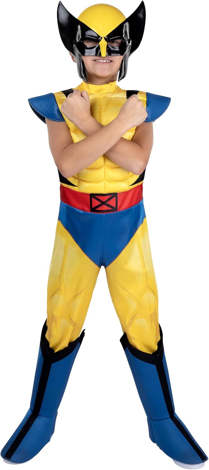 DISFRAZ WOLVERINE MARVEL JUMPSUIT INFANTIL CON MÁSCARA - 1