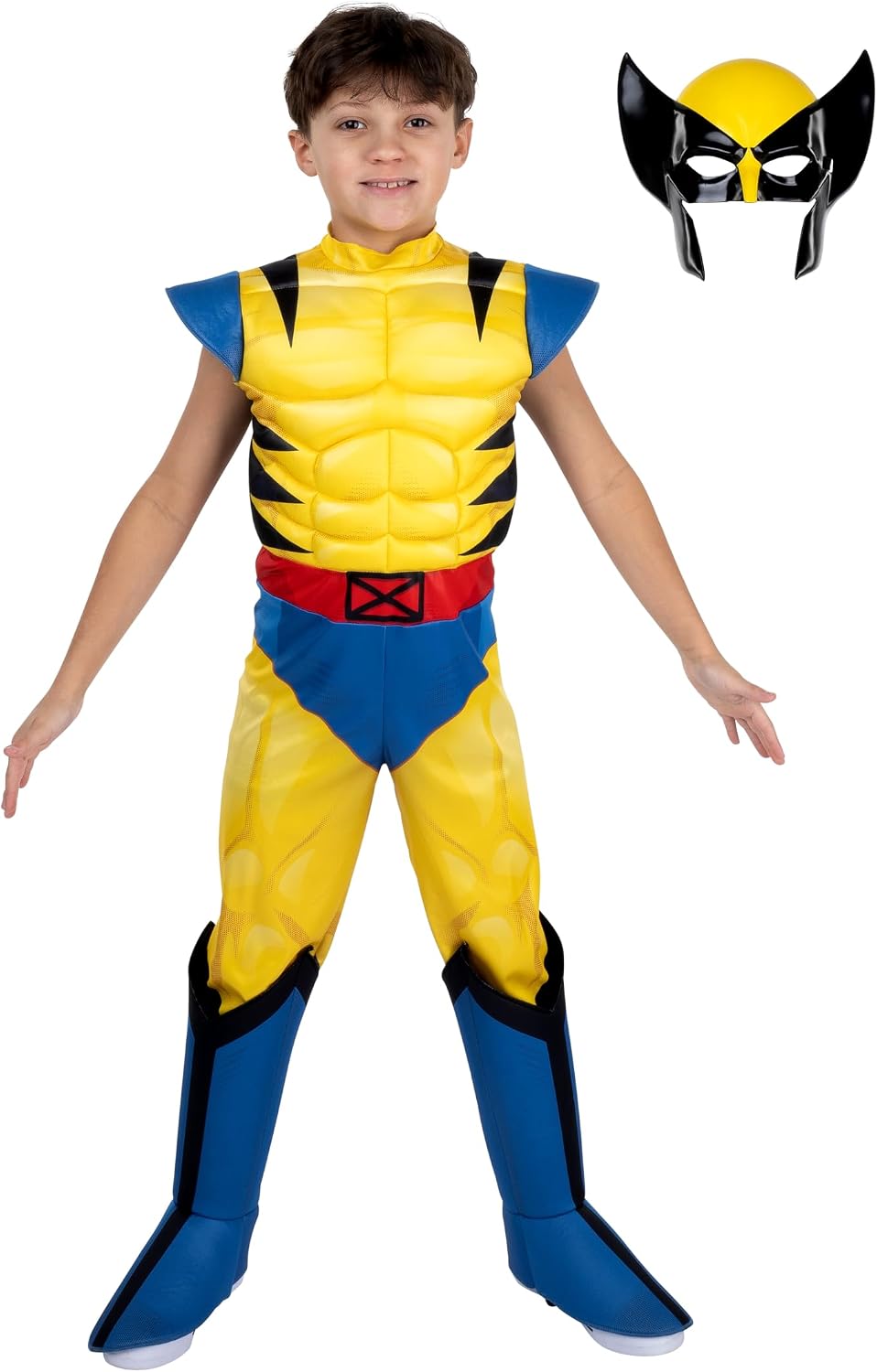 DISFRAZ WOLVERINE MARVEL JUMPSUIT INFANTIL CON MÁSCARA - 3