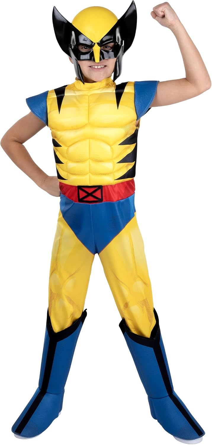 DISFRAZ WOLVERINE MARVEL JUMPSUIT INFANTIL CON MÁSCARA - 4