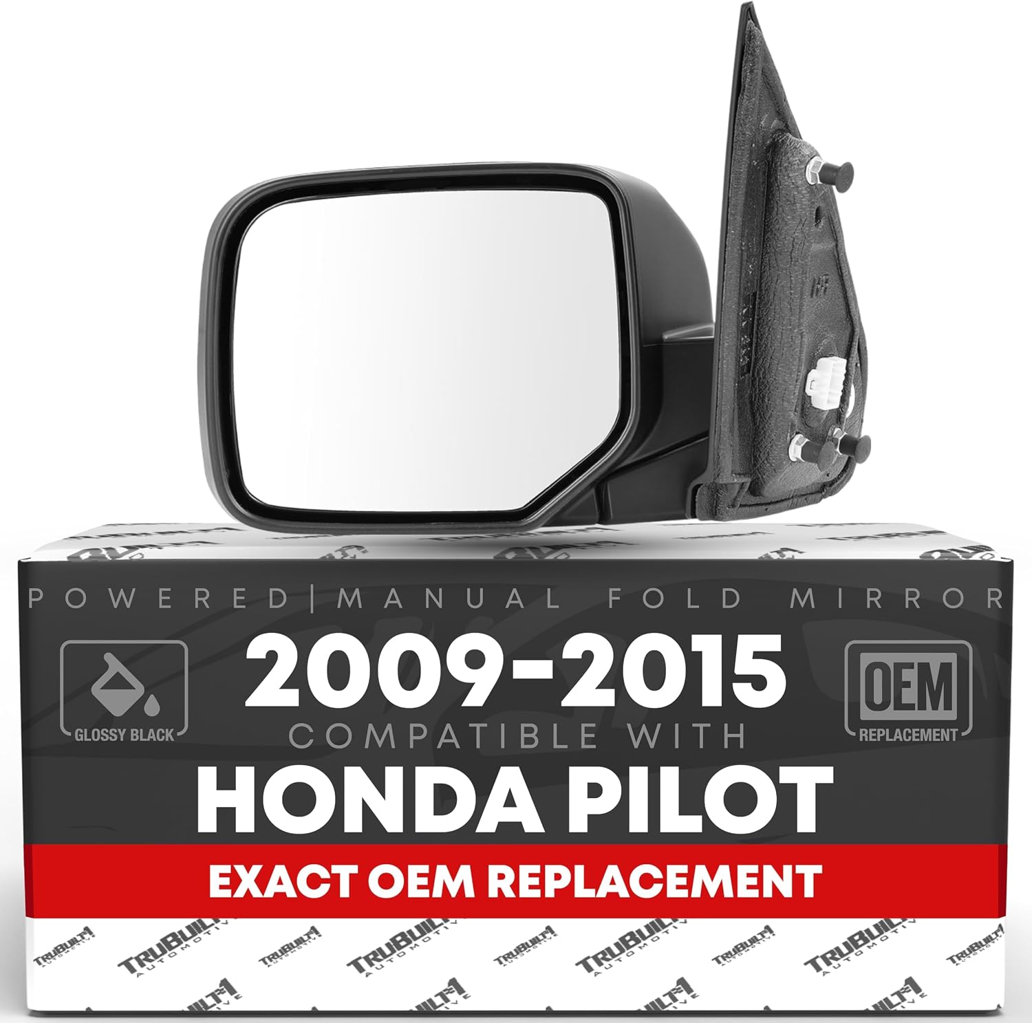 ESPEJO RETROVISOR LATERAL IZQUIERDO T1A PARA HONDA PILOT 2009-2015 CON AJUSTE ELÉCTRICO Y CALEFACCIÓN - 1