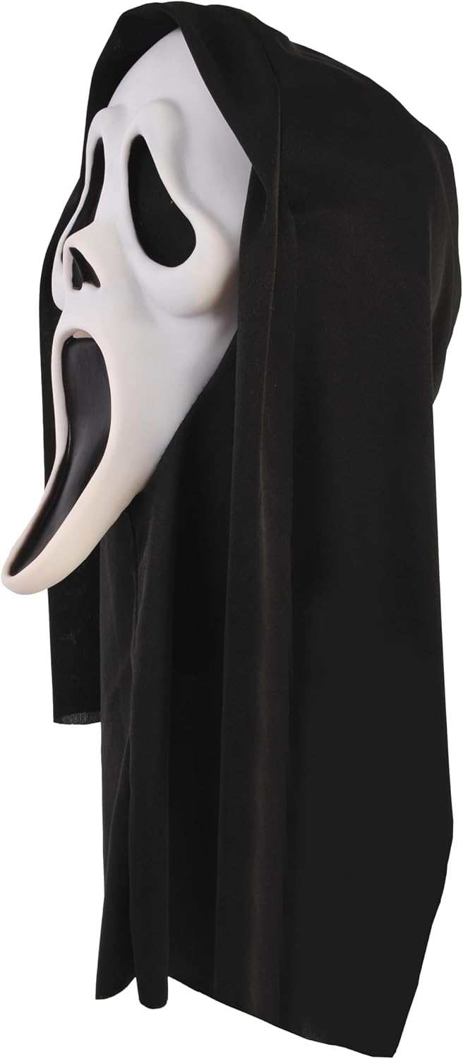 MÁSCARA ADULTO SCREAM GHOST FACE CLÁSICA CON CAPUCHA - 5