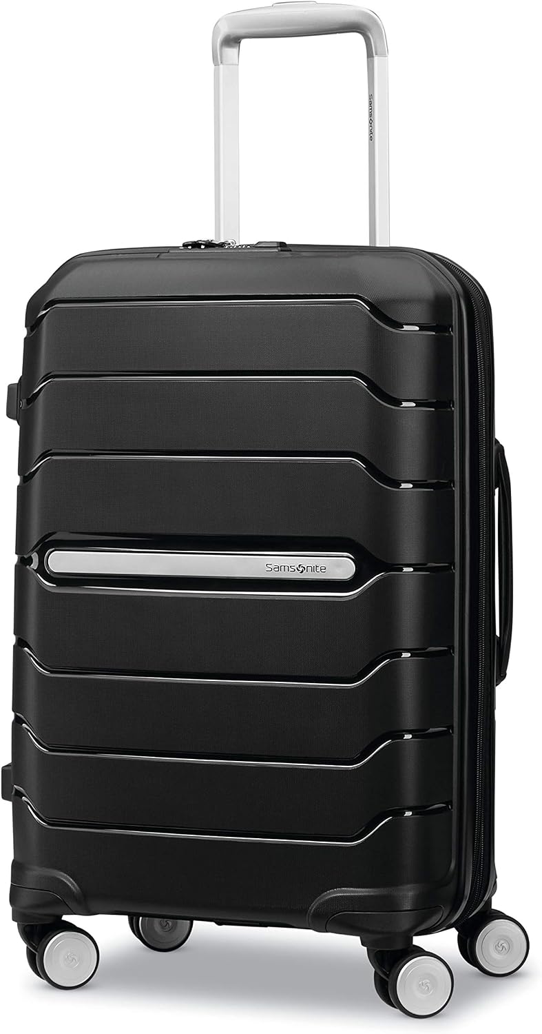MALETA SAMSONITE FREEFORM CARRY-ON RUEDAS GIRATORIAS NEGRO - 1