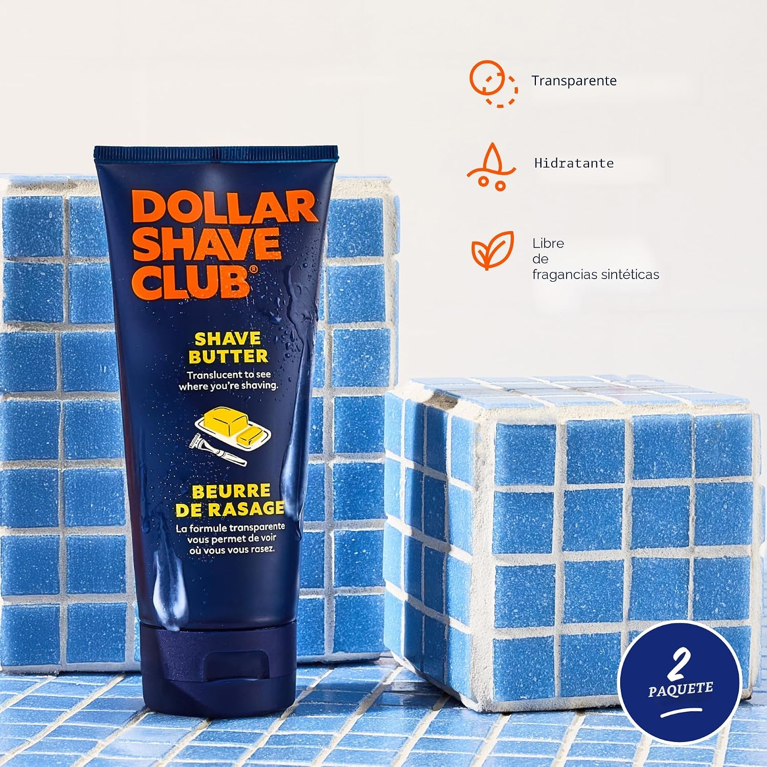 CREMA DE AFEITAR DOLLAR SHAVE CLUB SHAVE BUTTER 6 OZ PACK X2 - 2