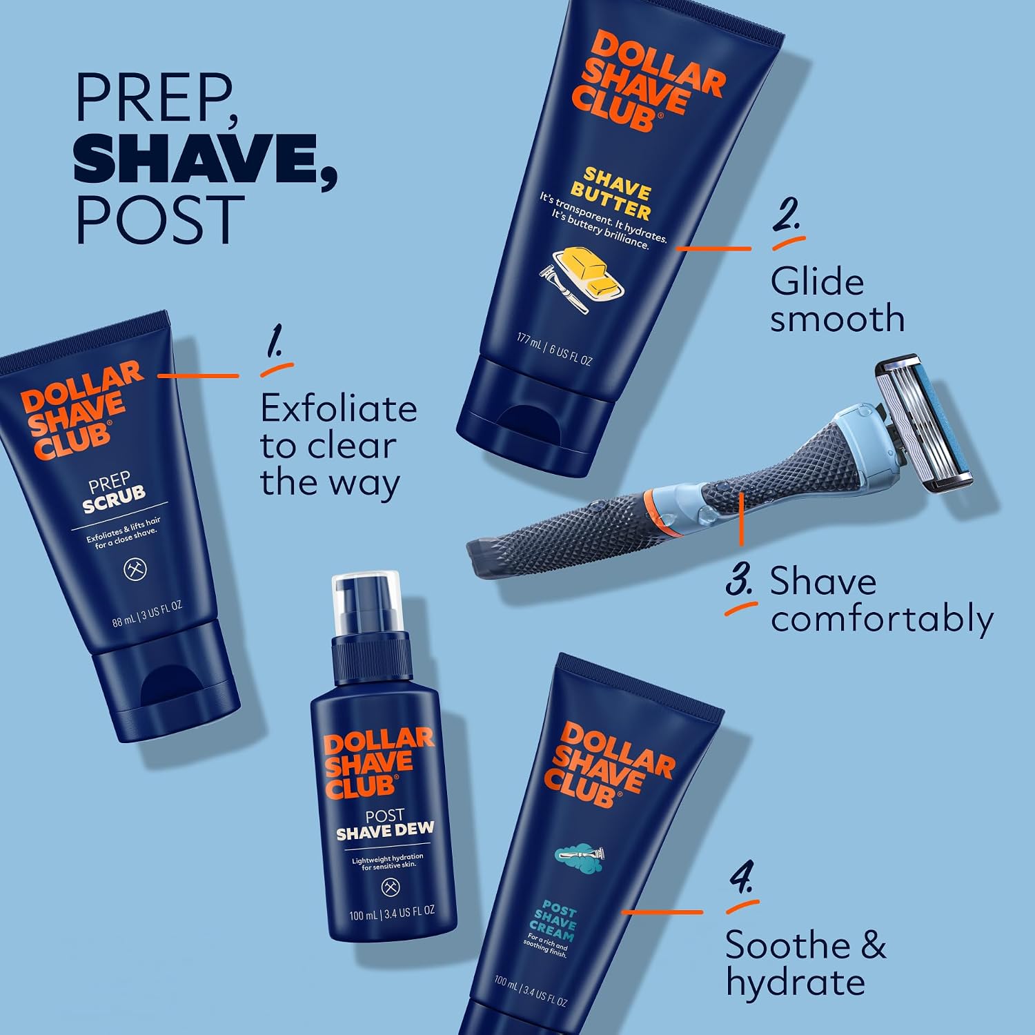 CREMA DE AFEITAR DOLLAR SHAVE CLUB SHAVE BUTTER 6 OZ PACK X2 - 5