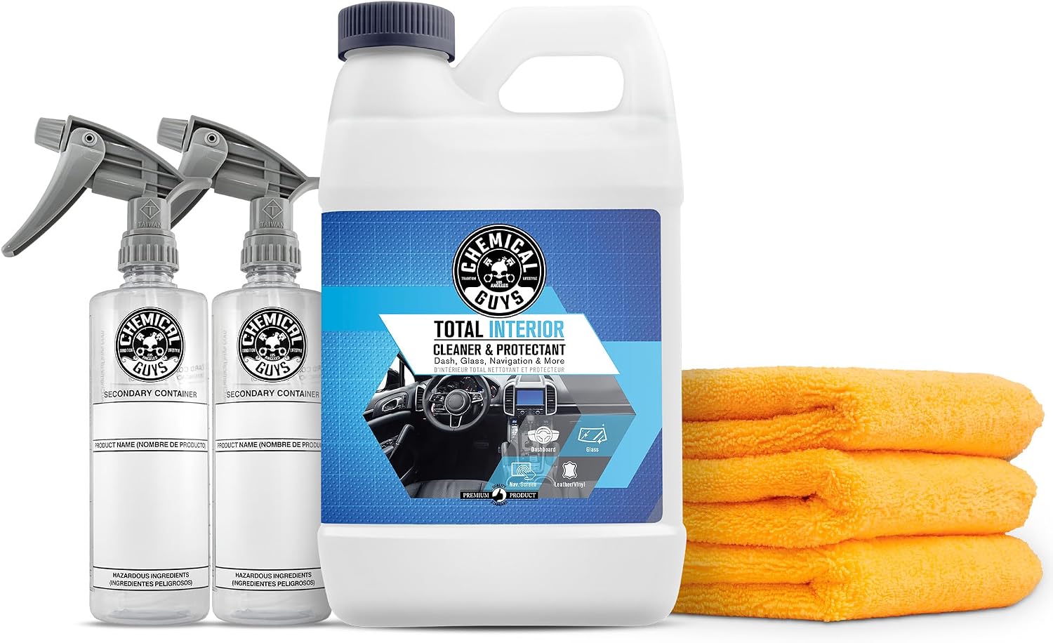 LIMPIADOR Y PROTECTOR DE INTERIORES CHEMICAL GUYS TOTAL INTERIOR CLEANER Y PROTECTANT 64 OZ - 1