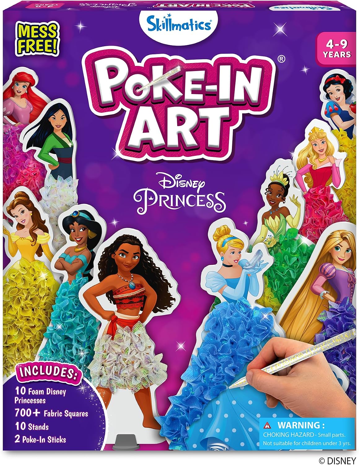 KIT DE ARTE SKILLMATICS POKE-IN ART DISNEY PRINCESAS - 1