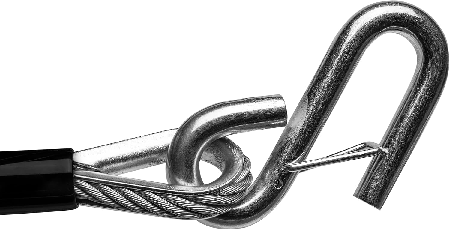 CABLE DE SEGURIDAD PARA REMOLQUE DOCKSLOCKS 48 PULGADAS 3500 LBS - 3
