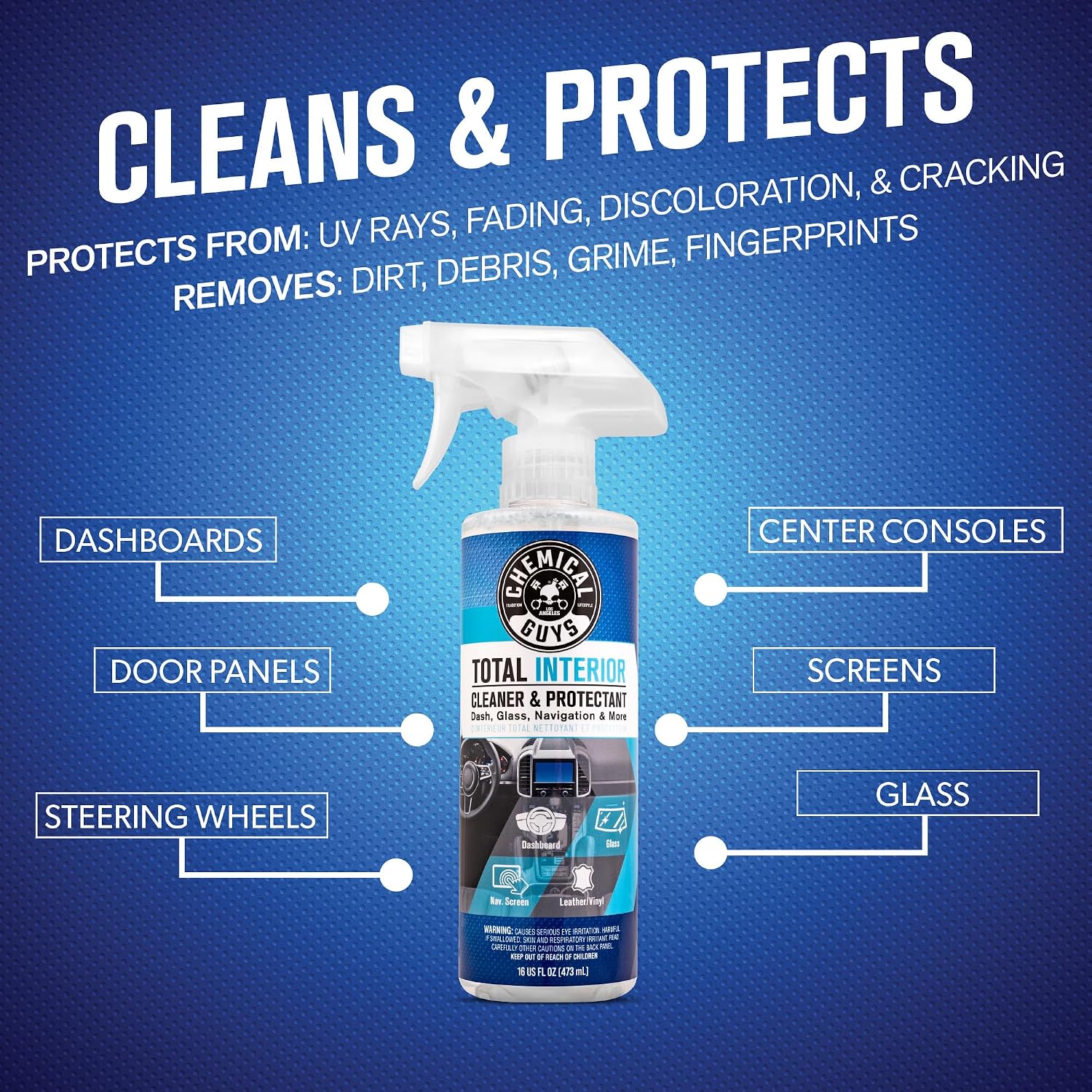 LIMPIADOR DE INTERIORES CHEMICAL GUYS TOTAL INTERIOR CLEANER Y PROTECTANT 32 OZ - 2