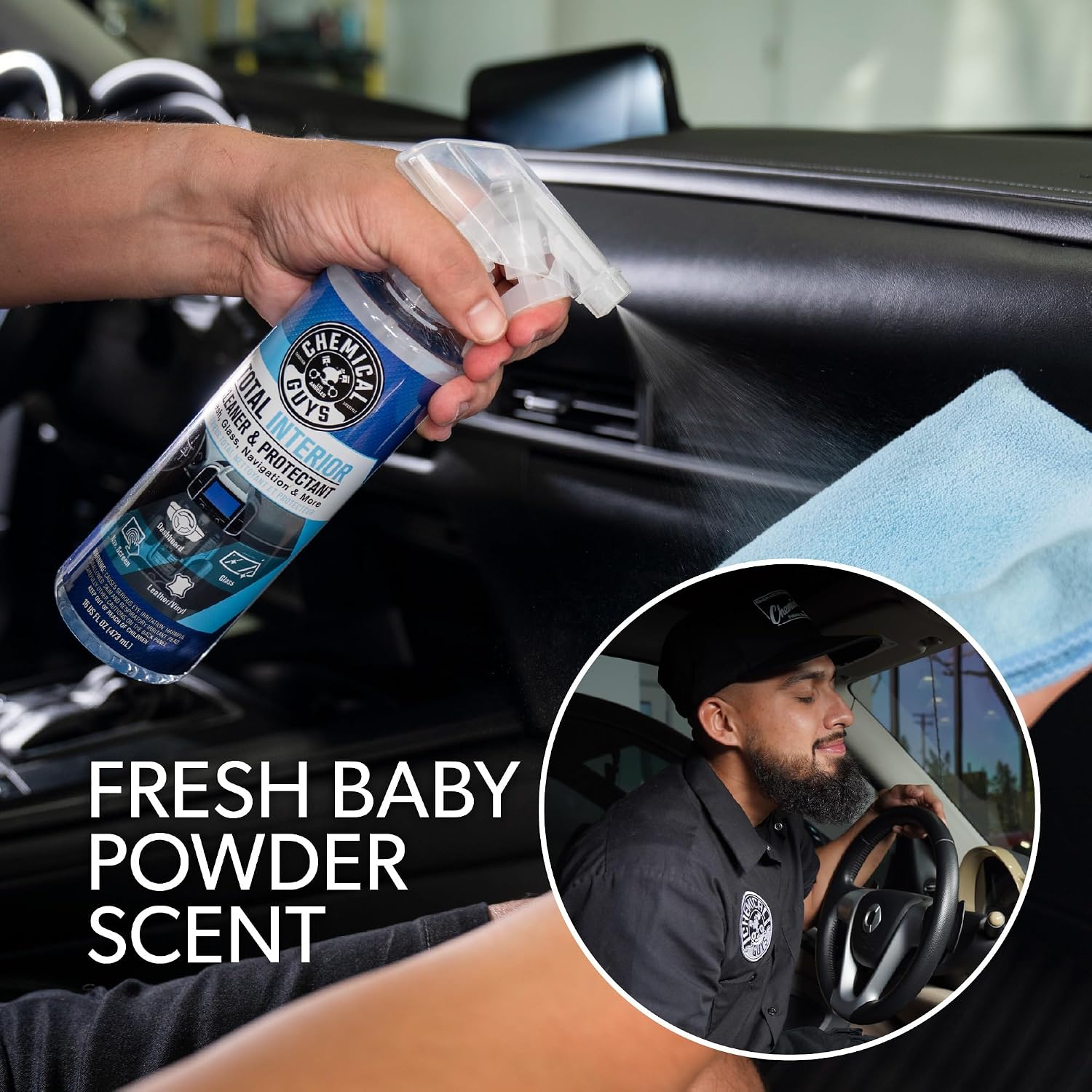 LIMPIADOR DE INTERIORES CHEMICAL GUYS TOTAL INTERIOR CLEANER Y PROTECTANT 32 OZ - 4