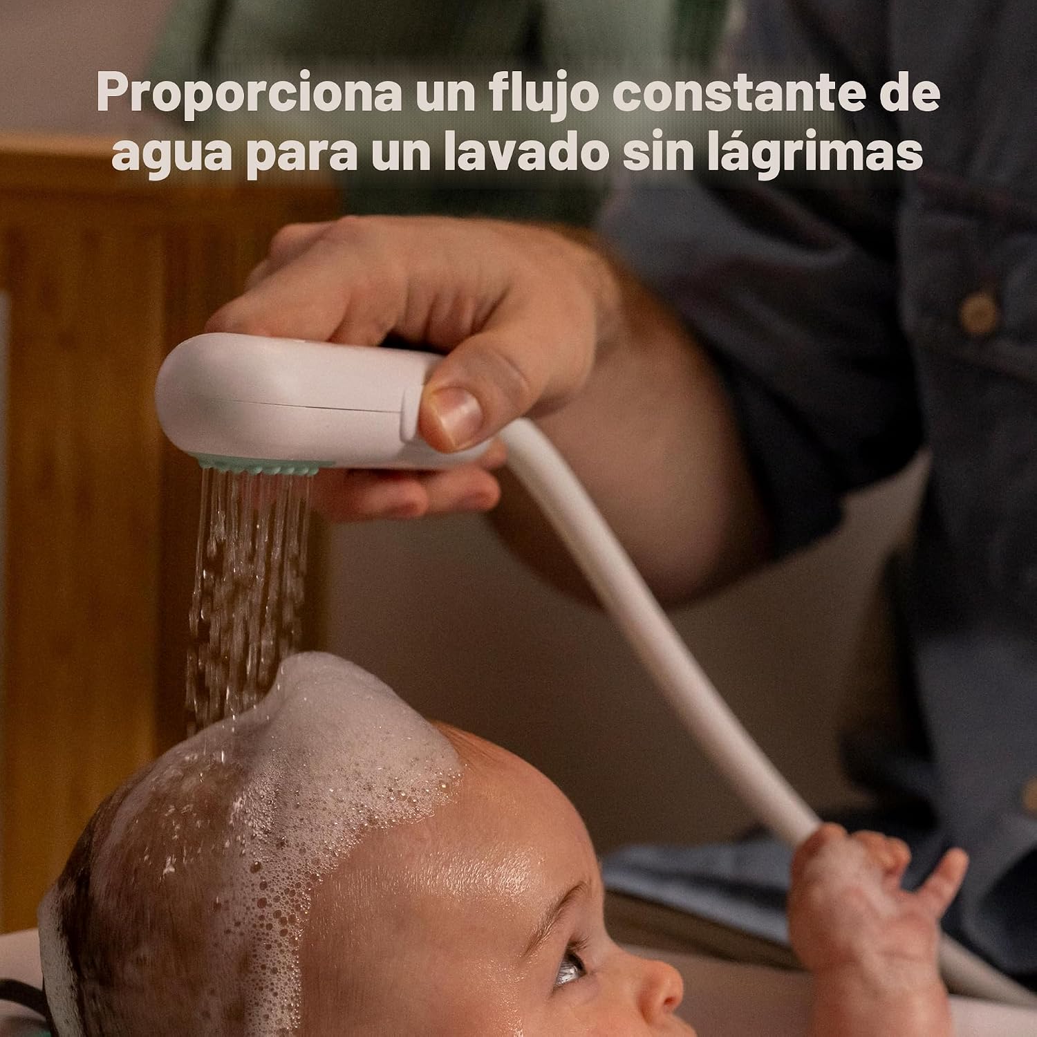 FLOTADOR PARA BAÑO FRIDA BABY CONTROL THE FLOW CON MANGUERA Y ACCESORIOS - 2