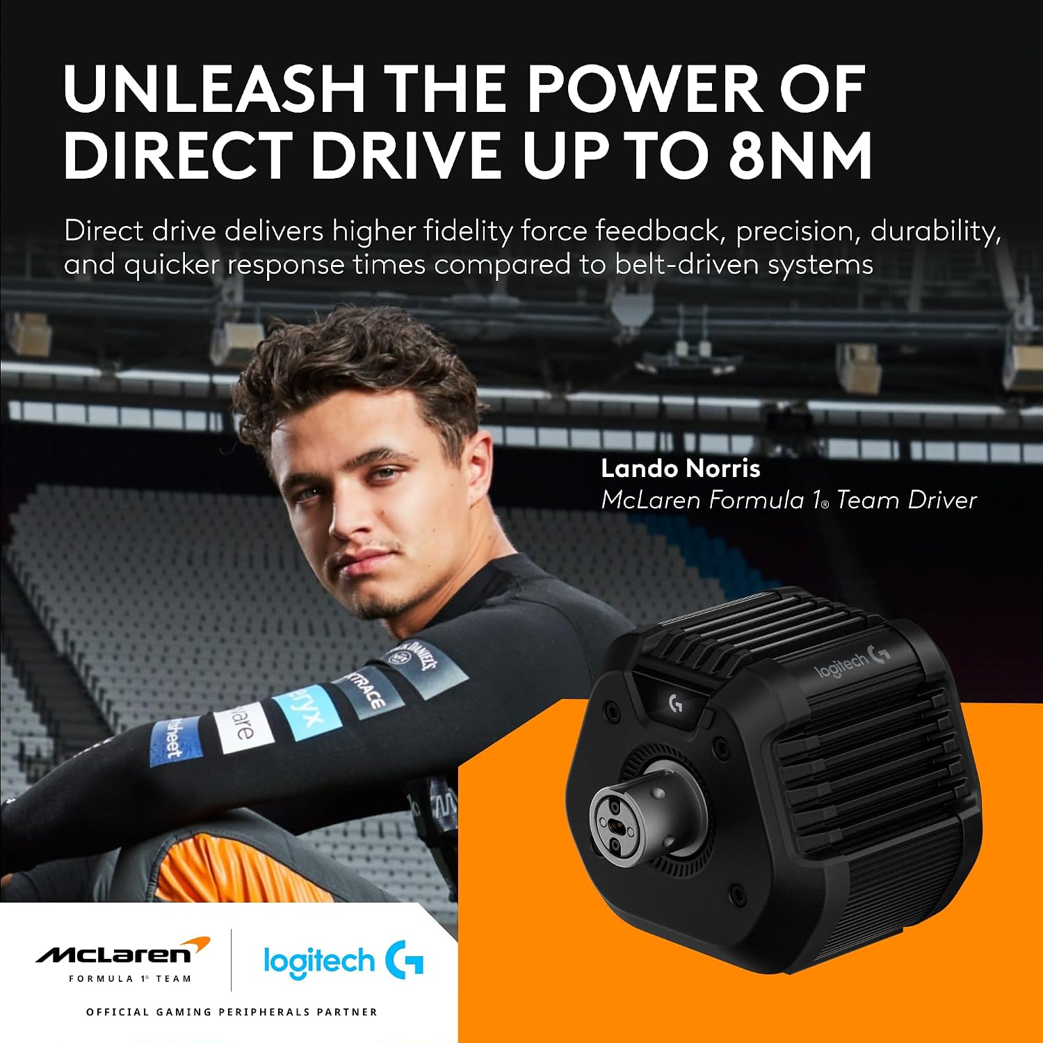 VOLANTE LOGITECH G RS50 DIRECT DRIVE PARA XBOX Y PC - 3