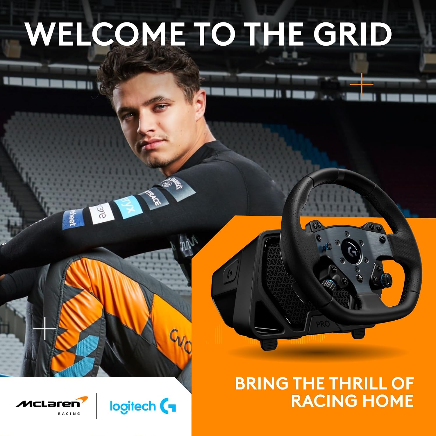 VOLANTE LOGITECH G PRO RACING DIRECT DRIVE PARA PS5, PS4 Y PC - 2