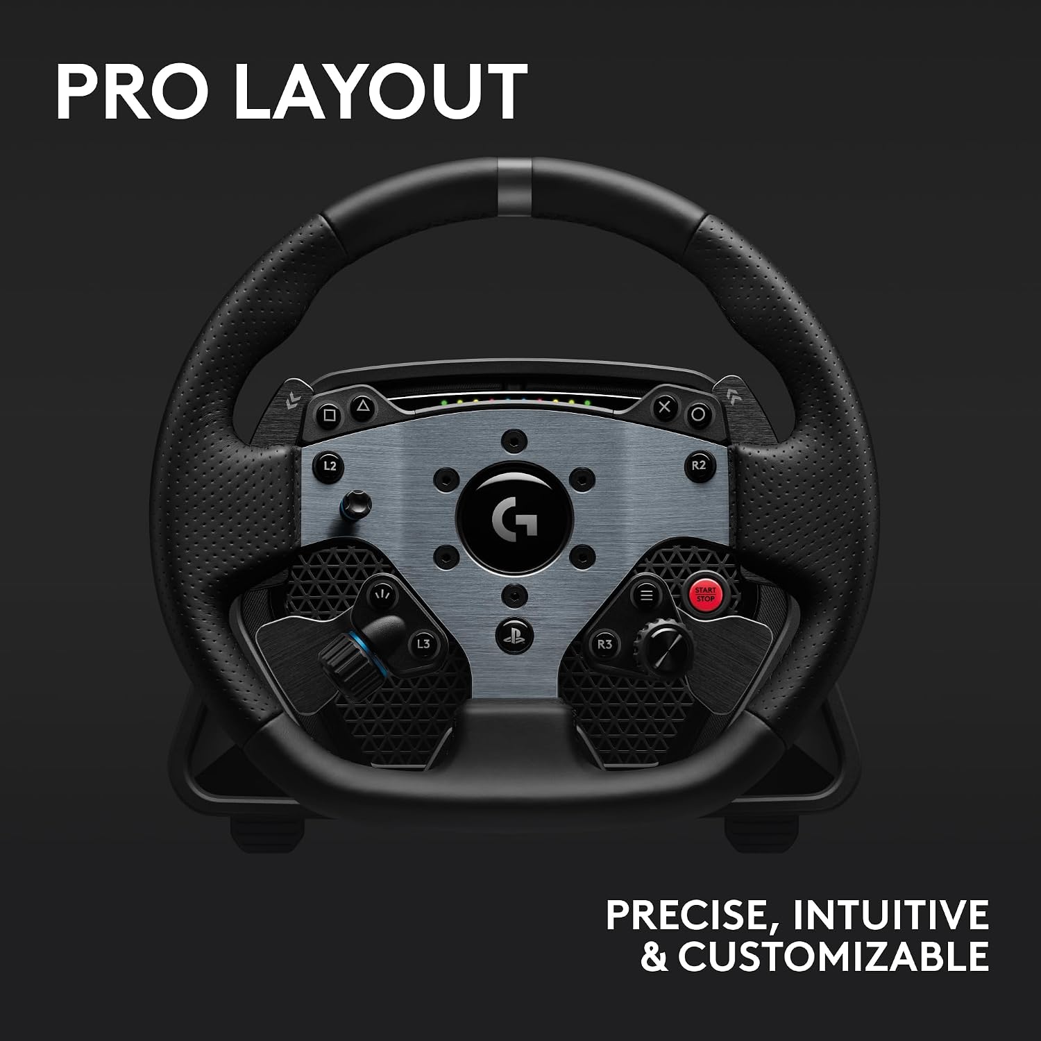 VOLANTE LOGITECH G PRO RACING DIRECT DRIVE PARA PS5, PS4 Y PC - 5
