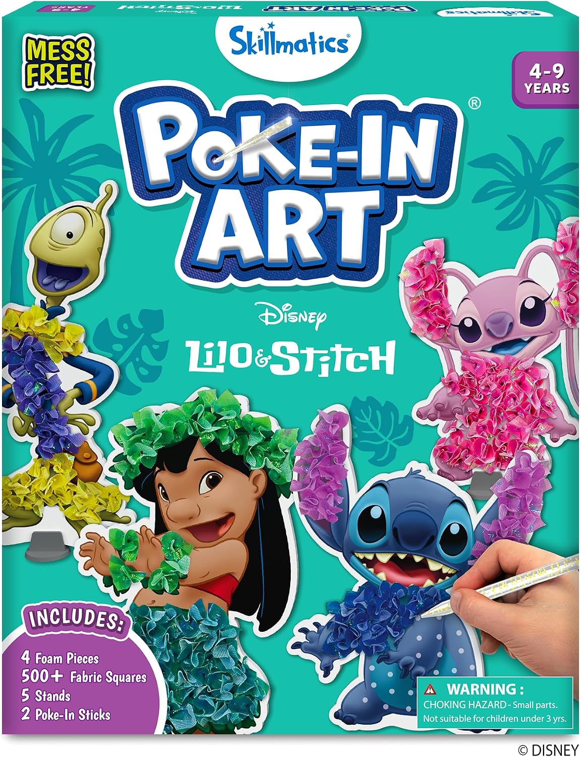 KIT DE ARTE SKILLMATICS POKE-IN ART LILO Y STITCH - 1