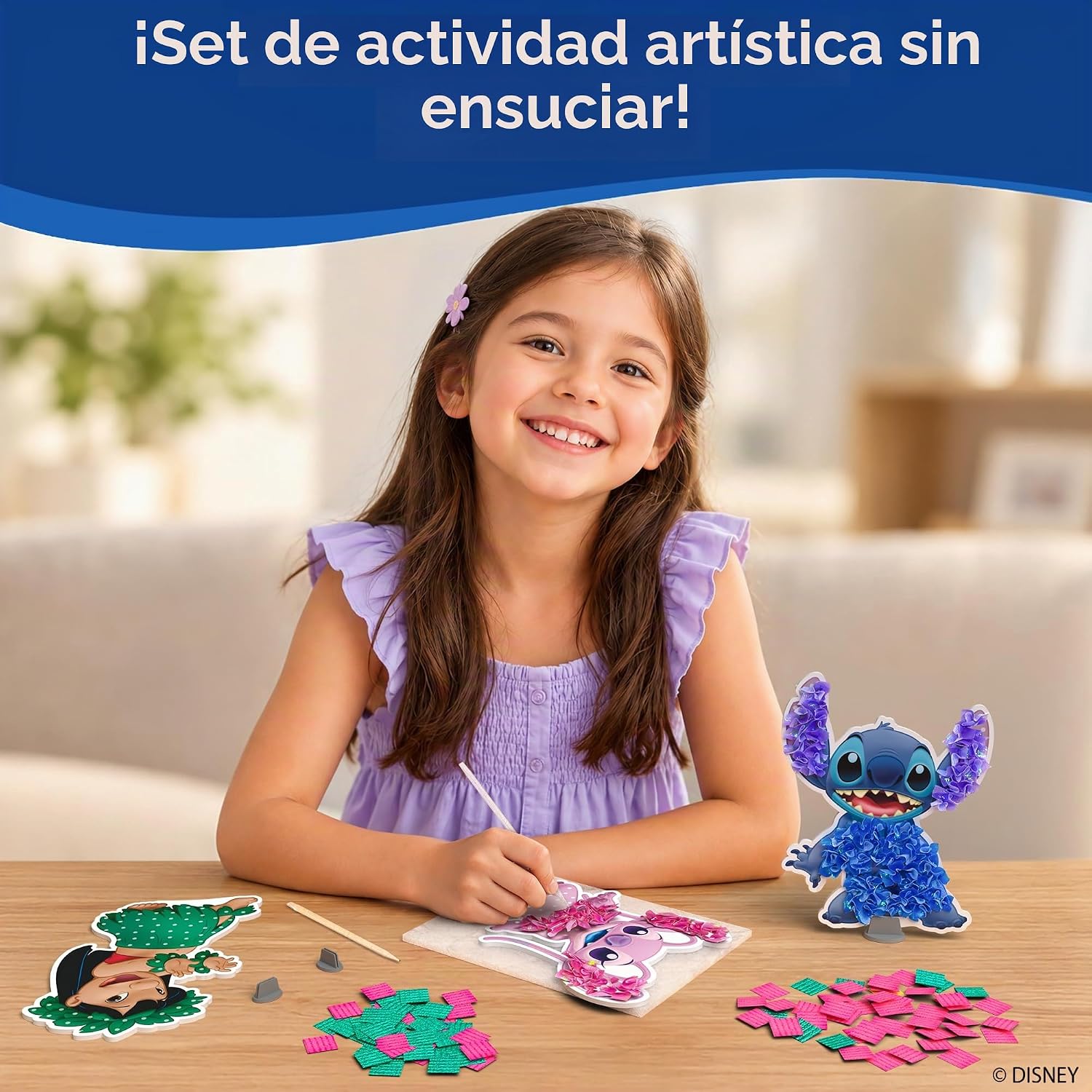 KIT DE ARTE SKILLMATICS POKE-IN ART LILO Y STITCH - 2