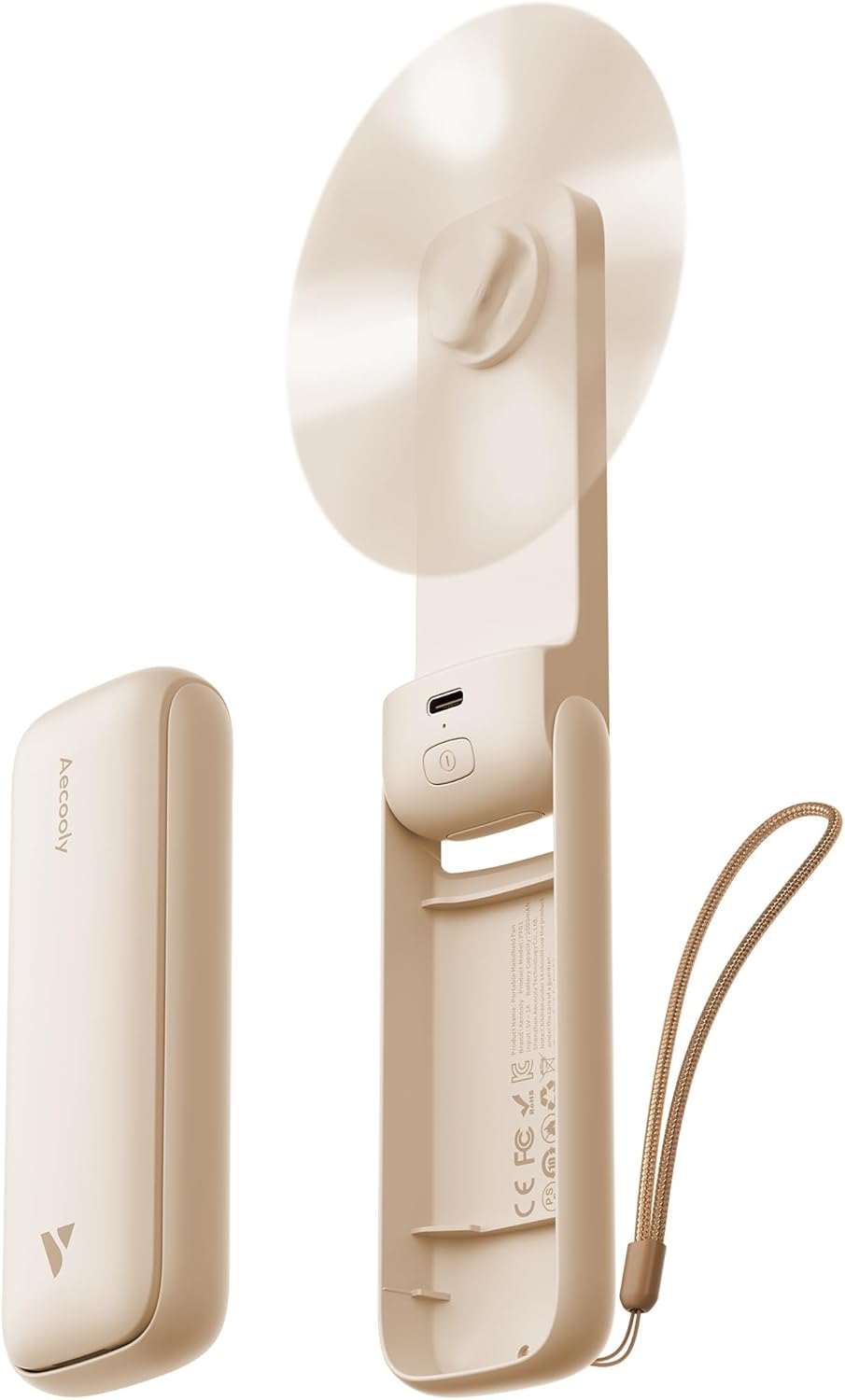 VENTILADOR PORTÁTIL AECOOLY SLIM USB RECARGABLE - 1