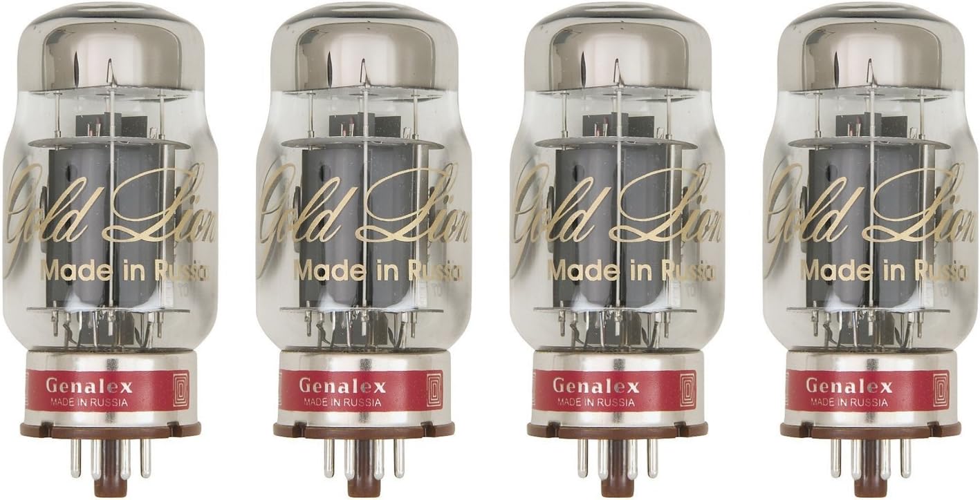 AMPLIFICADOR GENALEX GOLD LION KT88 POWER VACUUM TUBE PLATINUM MATCHED QUAD PACK DE 4 - 1