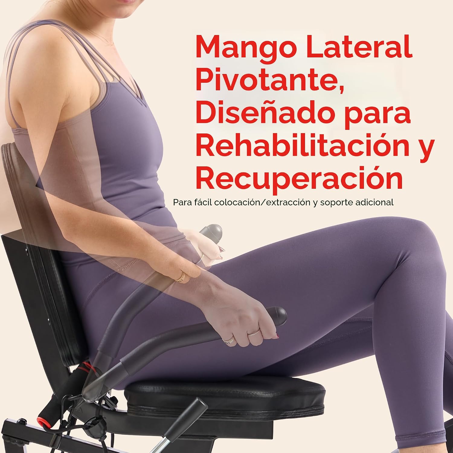 BICICLETA ESTÁTICA RECUMBENTE SUNNY HEALTH Y FITNESS SMART CON ASIENTO ANCHO ACOLCHADO - 5