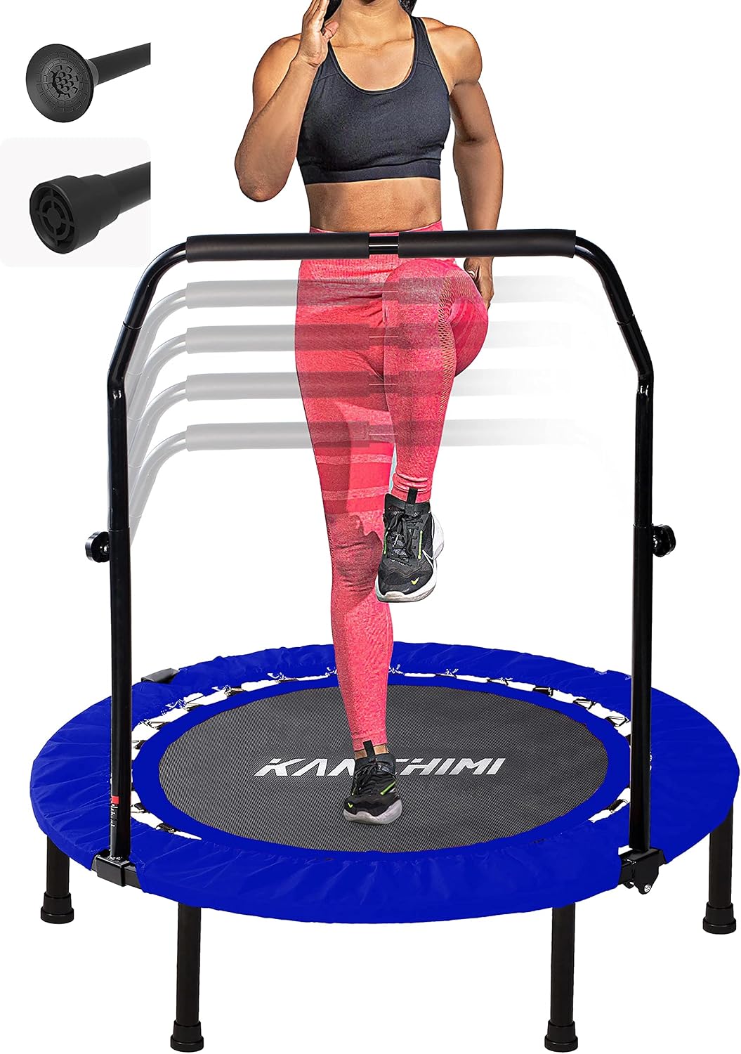 TRAMPOLIN KANCHIMI 40 PULGADAS PLEGABLE CON MANIJA AJUSTABLE PARA FITNESS - 1