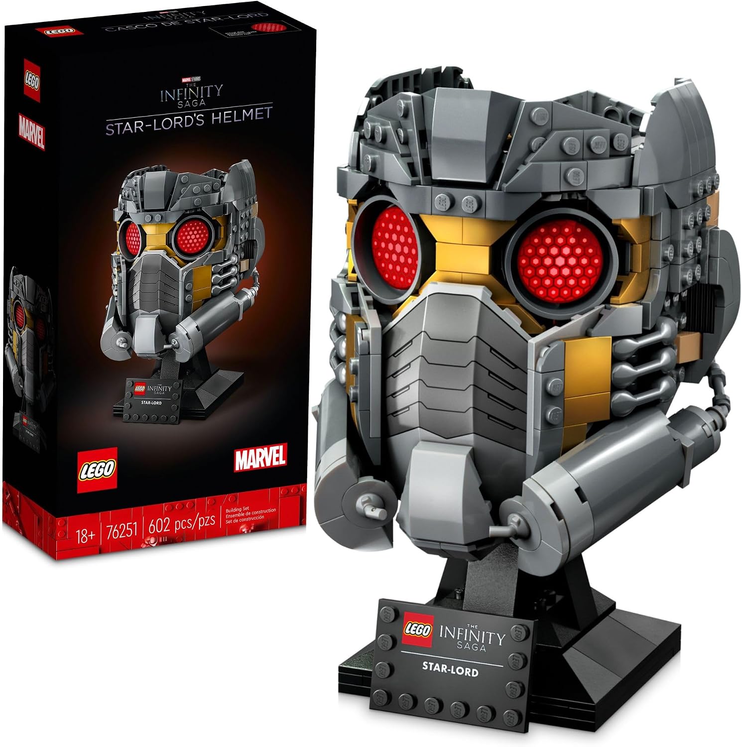 SET DE CONSTRUCCIÓN LEGO MARVEL CASCO DE STAR-LORD 76251 - 1