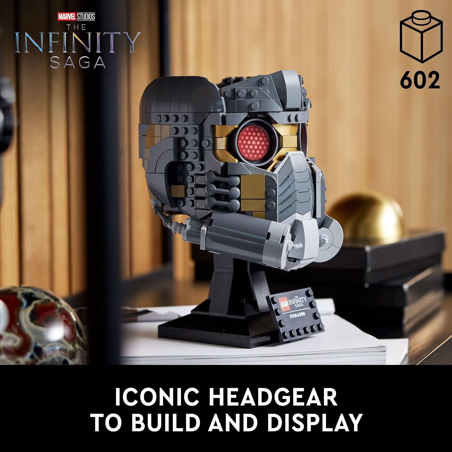 SET DE CONSTRUCCIÓN LEGO MARVEL CASCO DE STAR-LORD 76251 - 2
