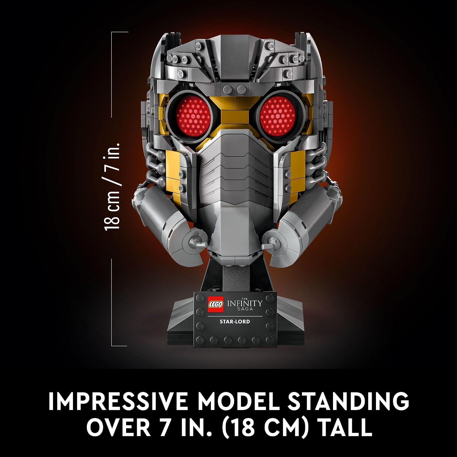 SET DE CONSTRUCCIÓN LEGO MARVEL CASCO DE STAR-LORD 76251 - 3
