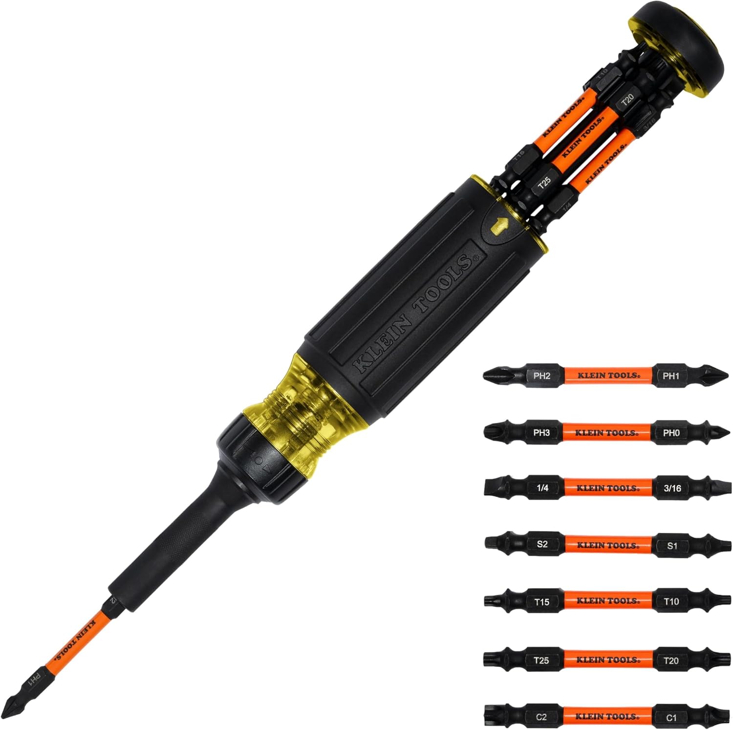 DESTORNILLADOR RATCHETING MULTI-BIT KLEIN TOOLS 32315HD 15 EN 1 - 1
