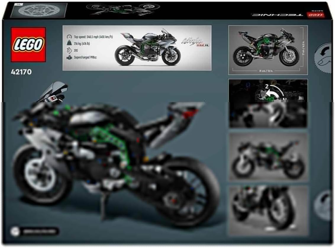 SET DE CONSTRUCCIÓN LEGO TECHNIC KAWASAKI NINJA H2R ESCALA 1:8 - 4