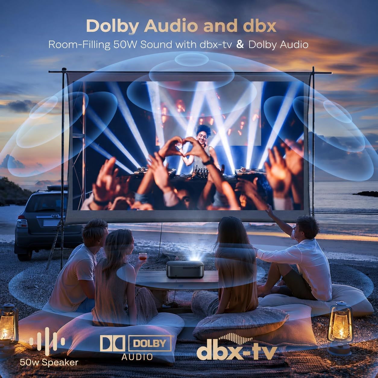 PROYECTOR ALVAR 4K CON WIFI Y BLUETOOTH 2500 ANSI - 5