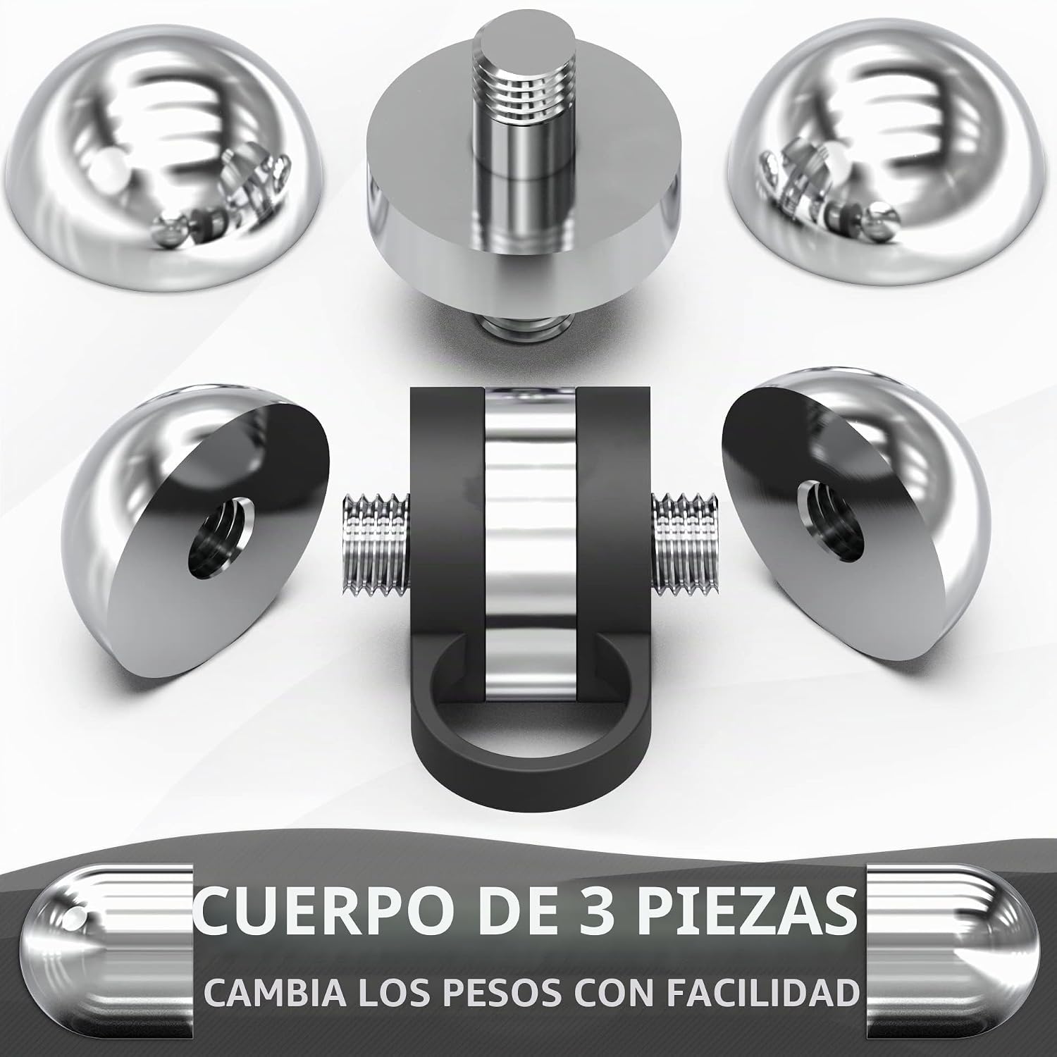 MANCUERNAS SYNERGEE CARDIO HAND WEIGHTS CON ASA AJUSTABLE 2 LB - 4