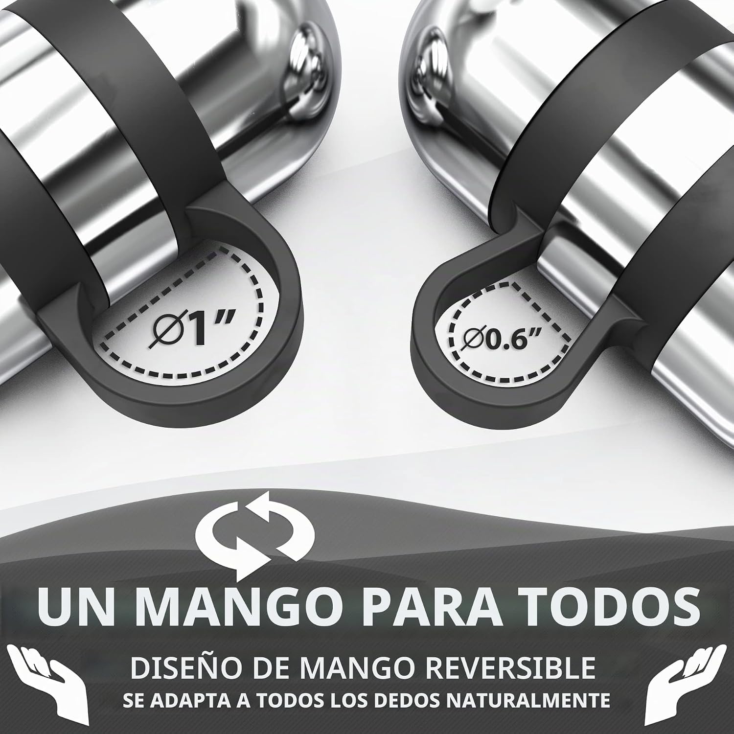 MANCUERNAS SYNERGEE CARDIO HAND WEIGHTS CON ASA AJUSTABLE 2 LB - 5