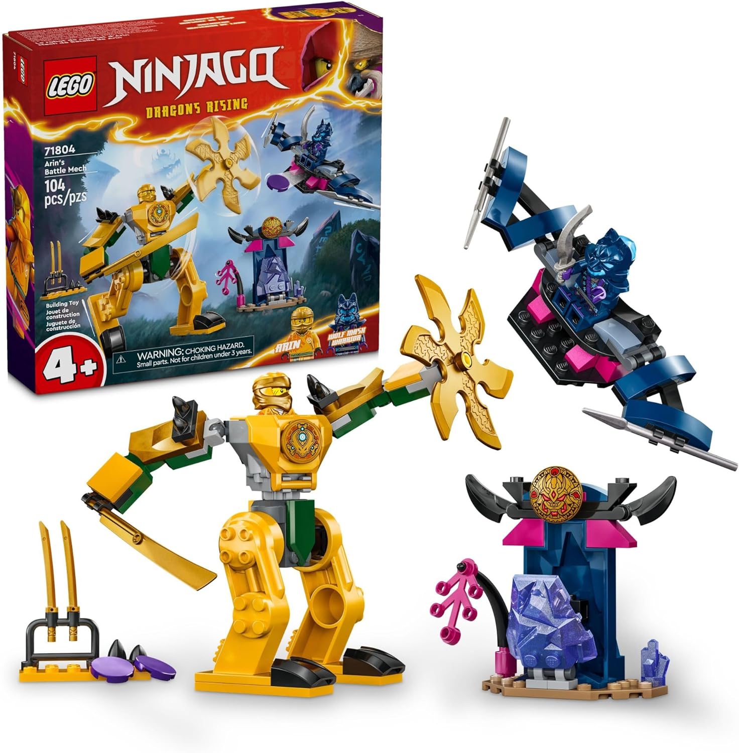 LEGO NINJAGO MECHA DE BATALLA DE ARIN 71804 - 1