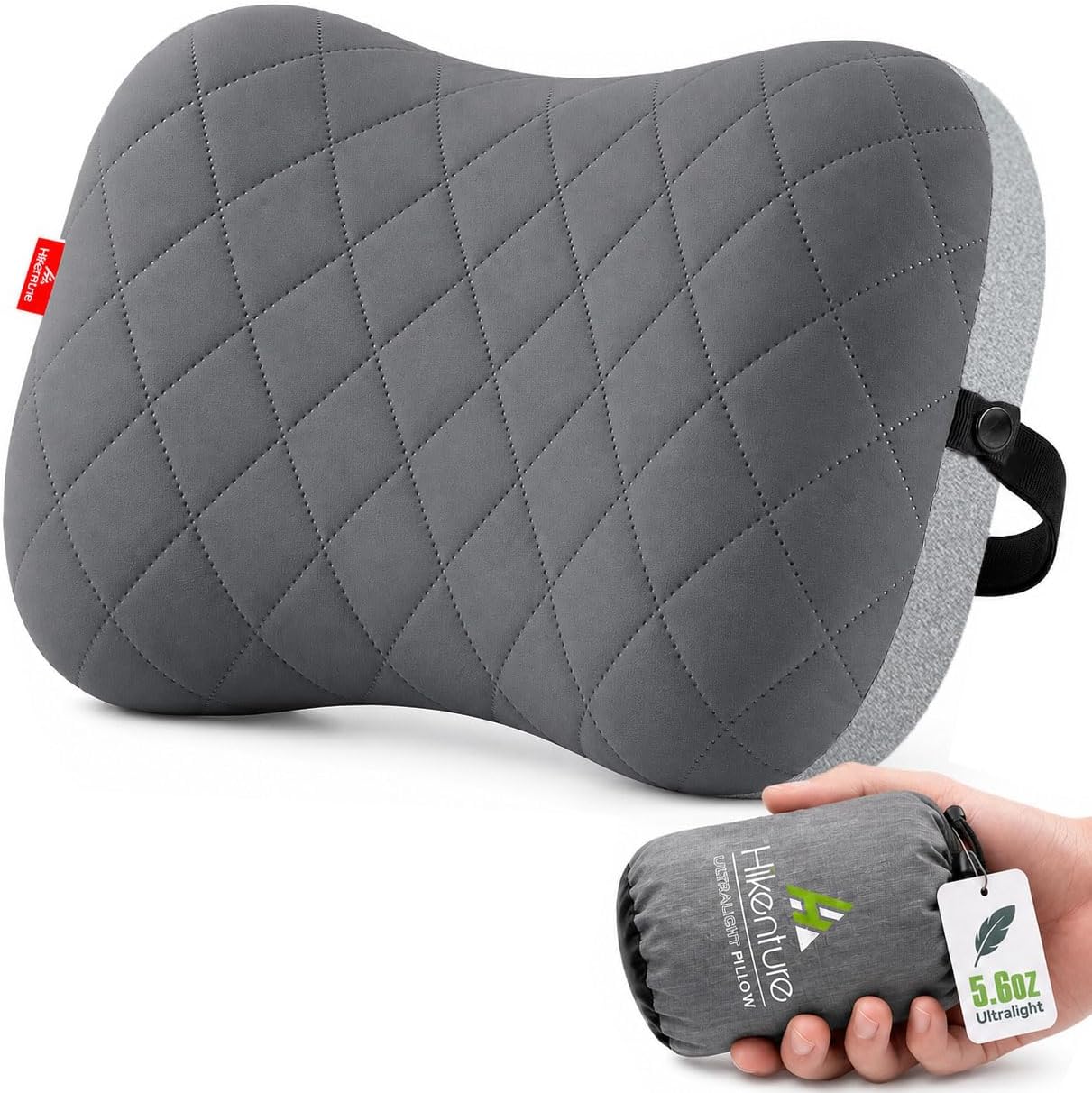 ALMOHADA INFLABLE HIKENTURE PARA CAMPING CON FUNDA REMOVIBLE ULTRALIGERA - 1