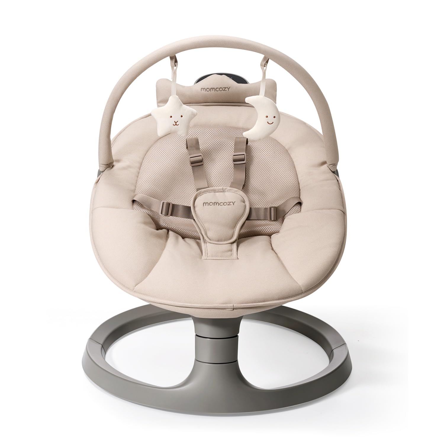 COLUMPIO ELÉCTRICO MOMCOZY 2 EN 1 CON SISTEMA DE DOBLE BRAZO CAQUI - 1