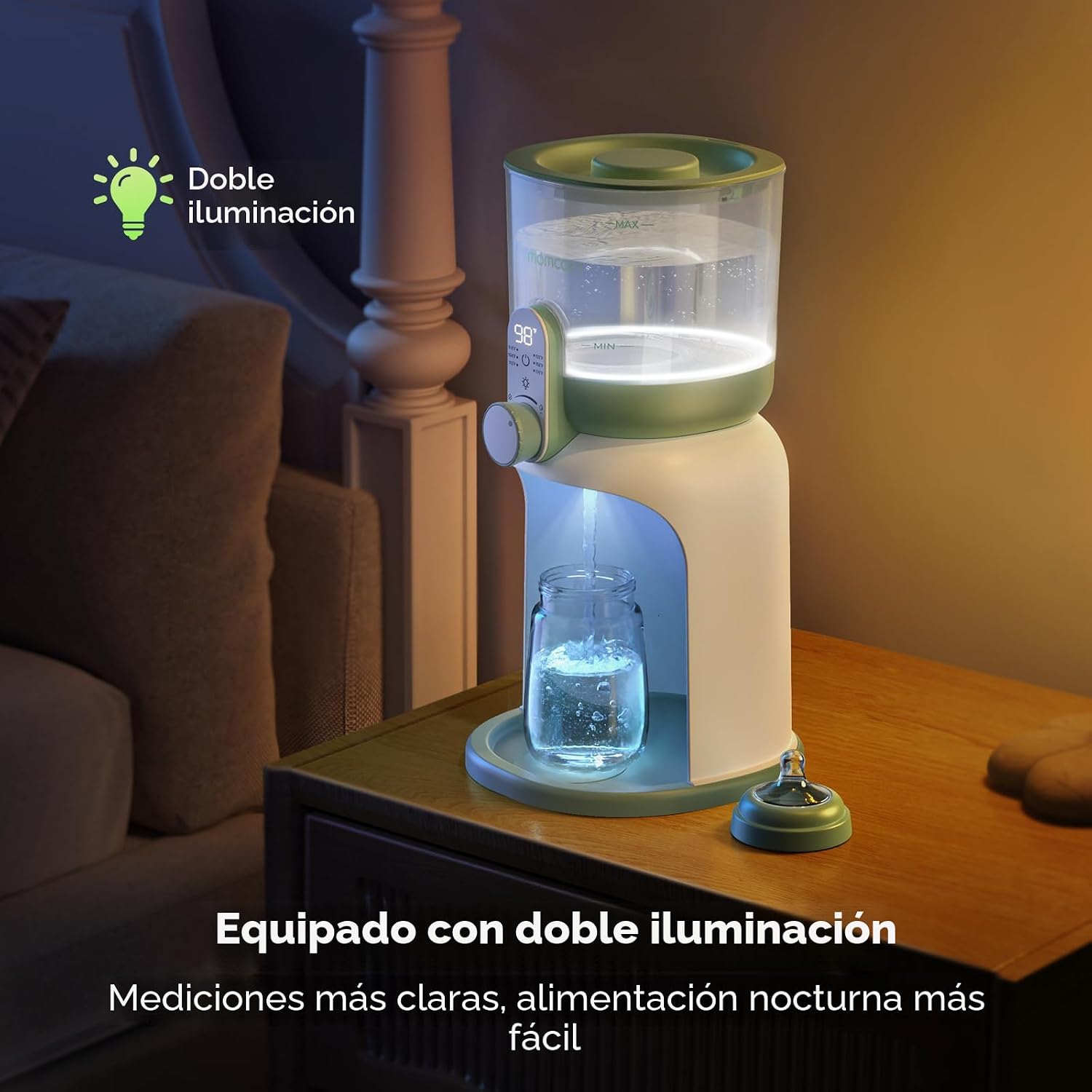 DISPENSADOR DE AGUA CALIENTE MOMCOZY PARA FÓRMULA INFANTIL 1.7 LITROS - 2
