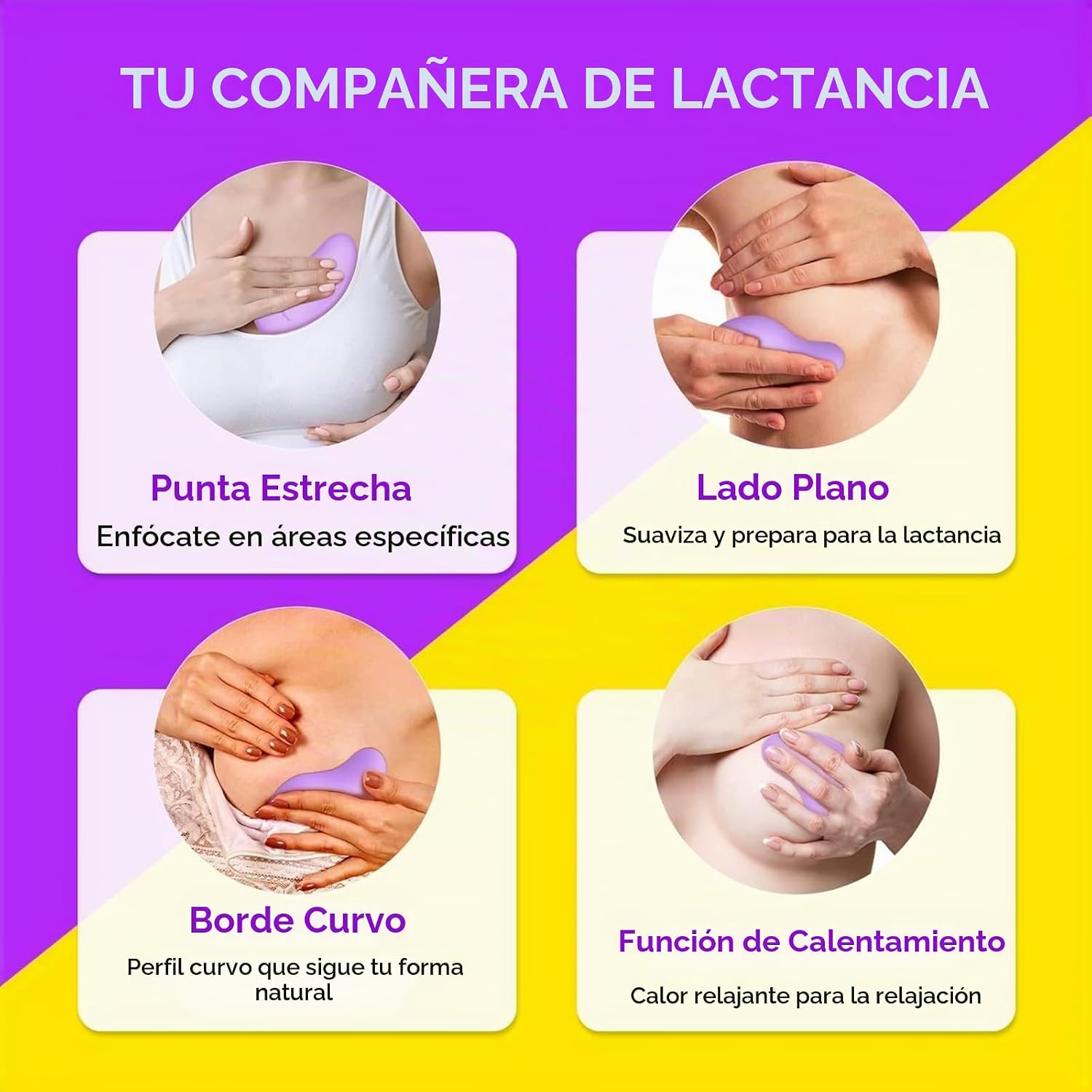 MASAJEADOR DE LACTANCIA EASY@HOME 2 EN 1 CON CALOR - 2