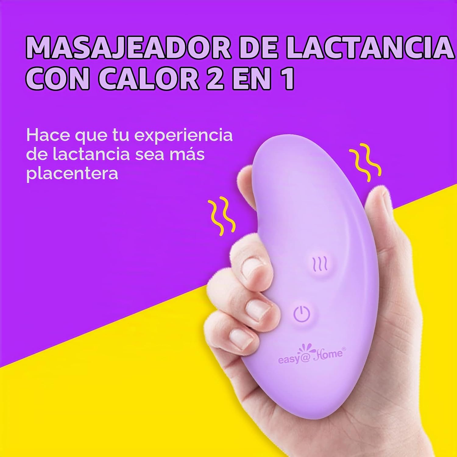 MASAJEADOR DE LACTANCIA EASY@HOME 2 EN 1 CON CALOR - 3