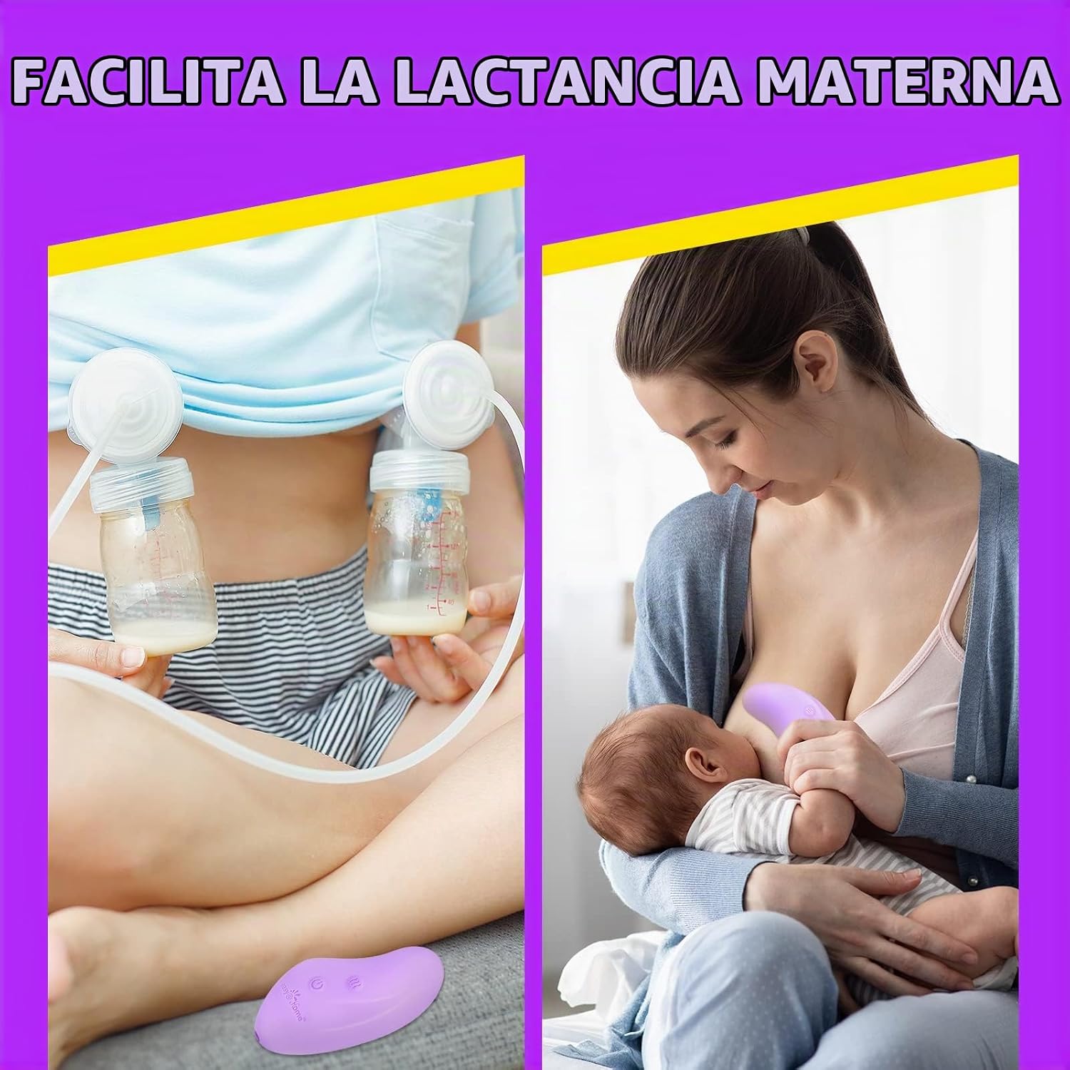 MASAJEADOR DE LACTANCIA EASY@HOME 2 EN 1 CON CALOR - 4