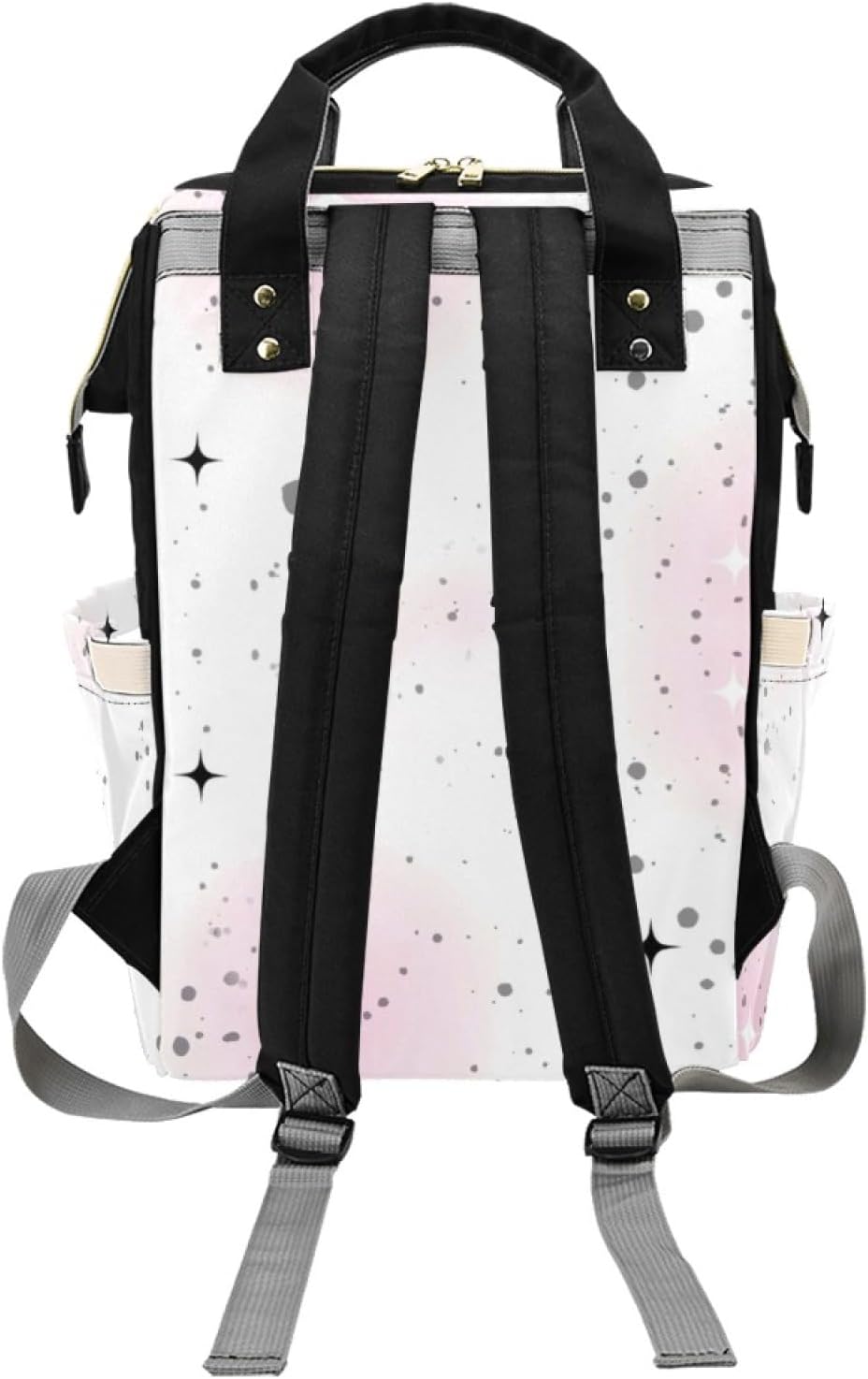 MOCHILA BOLSO MATERNAL WORKVALOR PERSONALIZABLE MARIPOSA NEGRO - 2