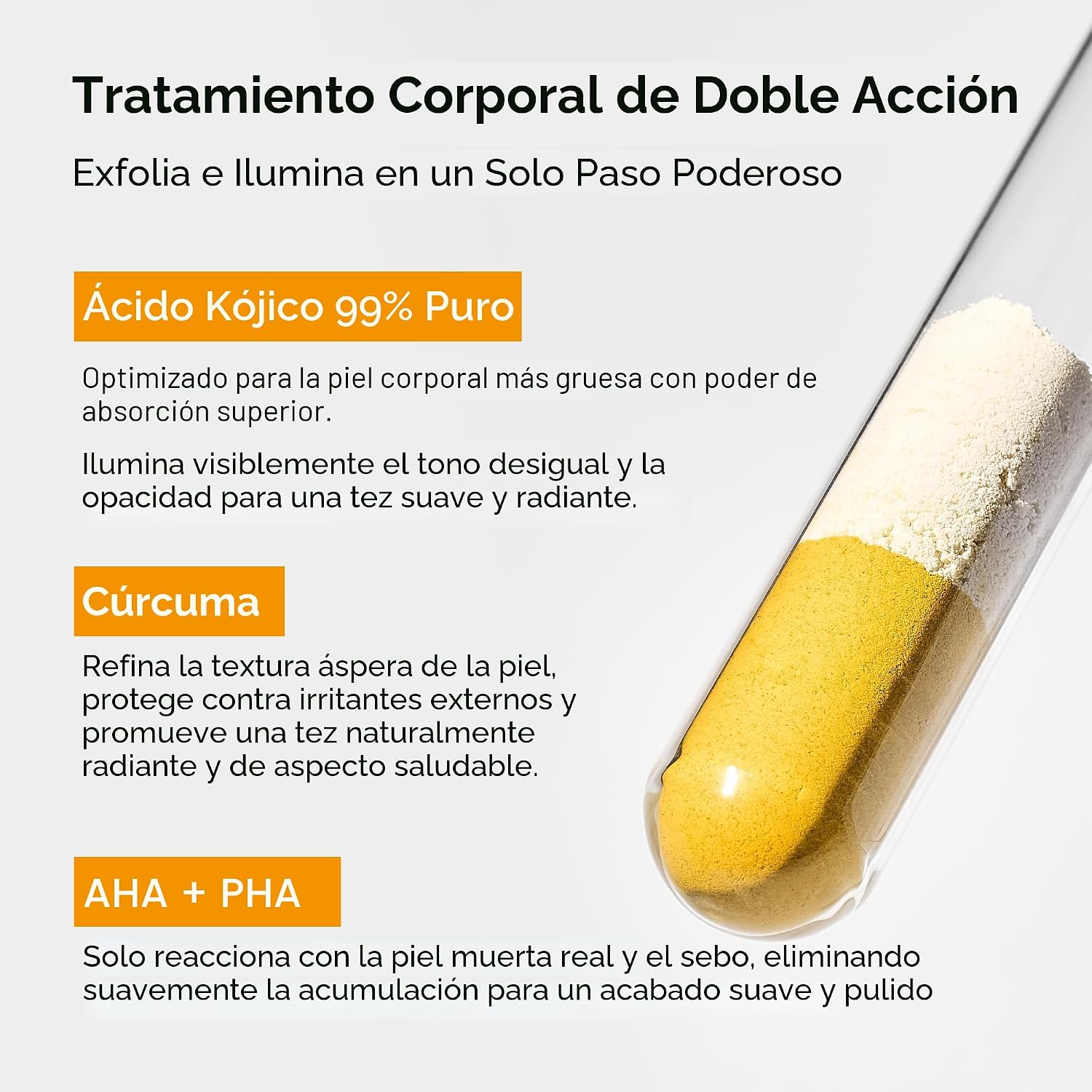 EXFOLIANTE CORPORAL EN SPRAY DR.MELAXIN PEEL SHOT ÁCIDO KÓJICO Y CÚRCUMA 200ML - 4