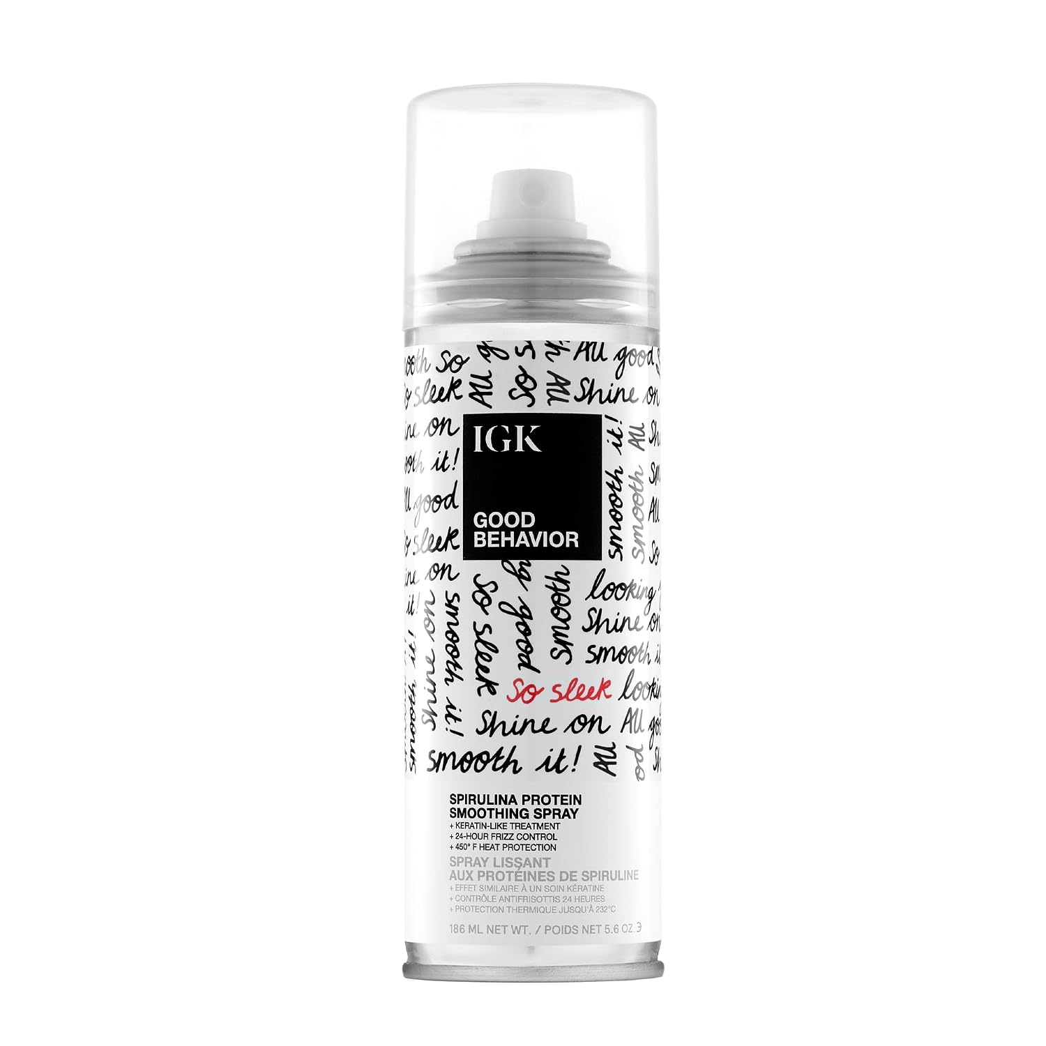 SPRAY PROTECTOR TÉRMICO IGK GOOD BEHAVIOR SPIRULINA PROTEIN SMOOTHING 5.6 OZ - 1
