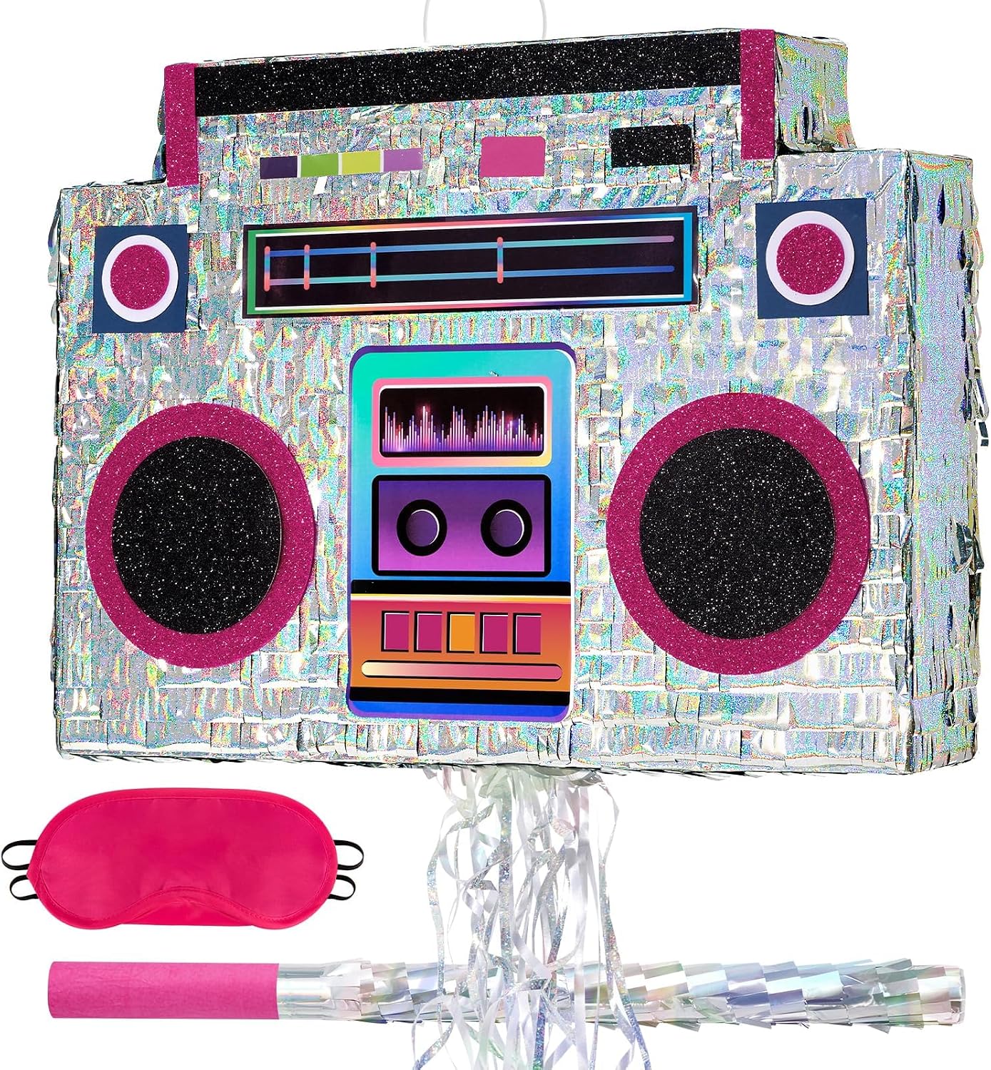 PIÑATA REPRODUCTOR DE MÚSICA WERNNSAI TEMA RETRO 80S Y 90S - 1