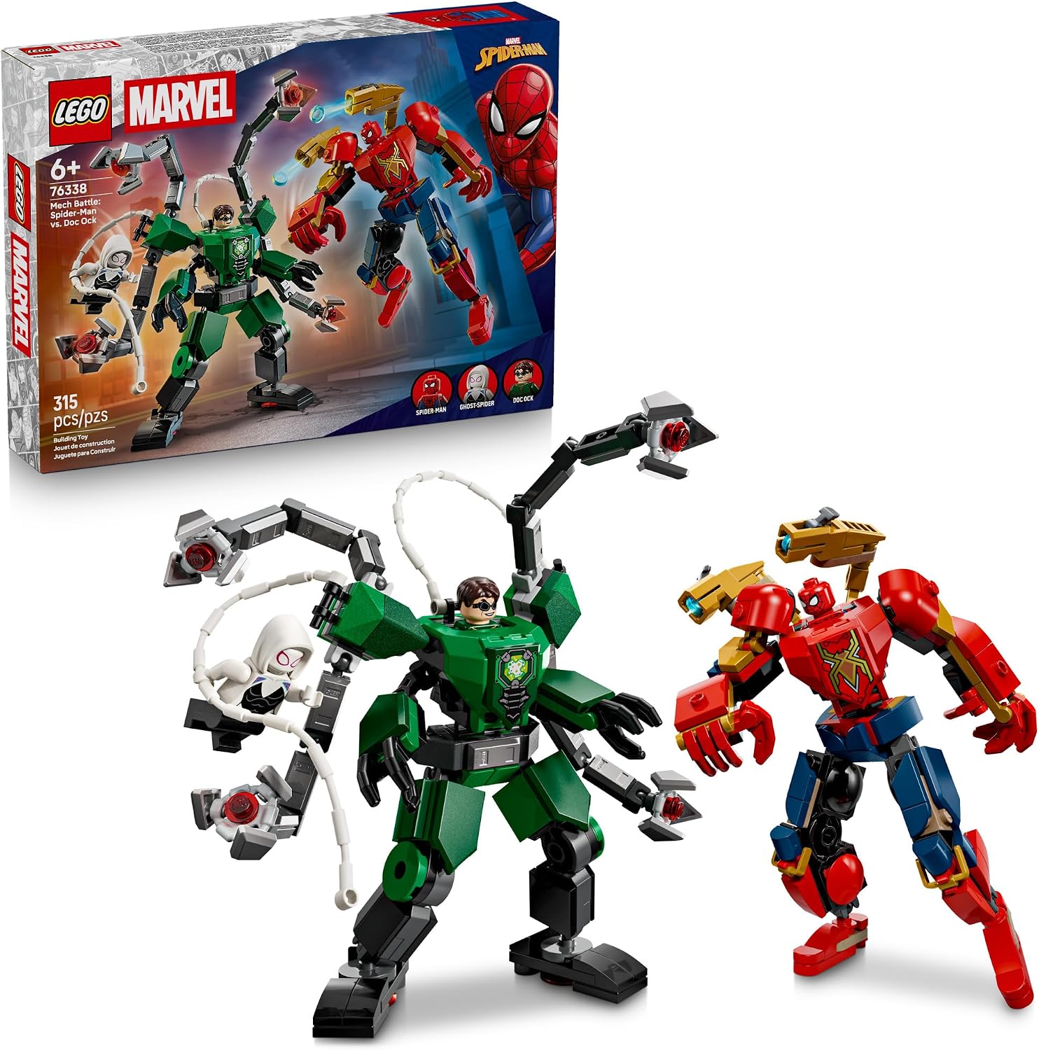 LEGO MARVEL MECH BATTLE SPIDER-MAN VS. DOC OCK 76338 - 1