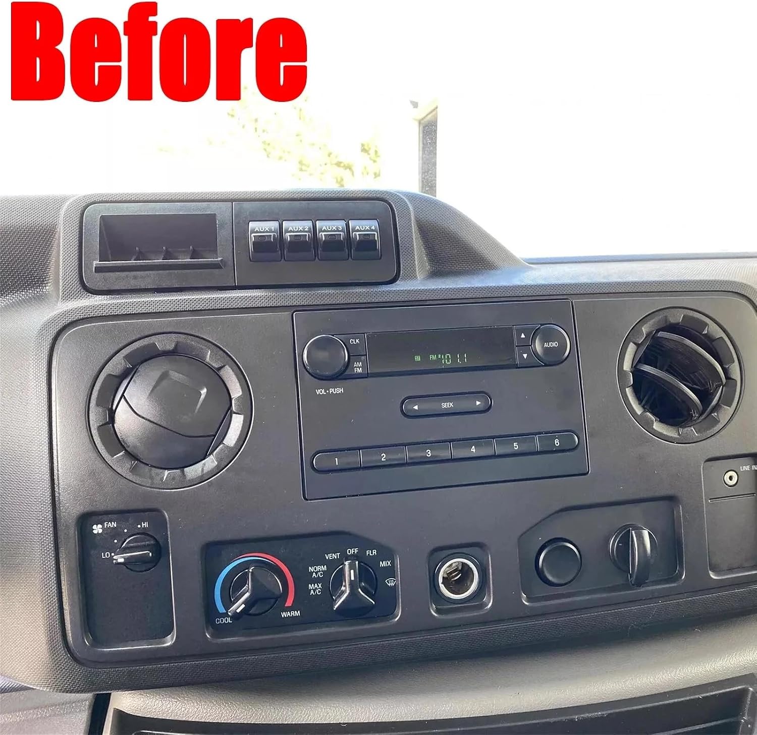 RECEPTOR DE AUTO PHEZEN 10 PULGADAS TOUCHSCREEN ANDROID 13 PARA FORD E250 E350 2009-2014 CON CARPLAY Y ANDROID AUTO - 2