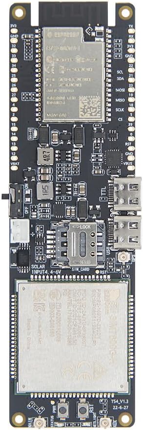 PLACA DE DESARROLLO LILYGO T-SIM7600G-H ESP32-WROVER CON CONECTIVIDAD 4G LTE Y CARGA SOLAR - 1