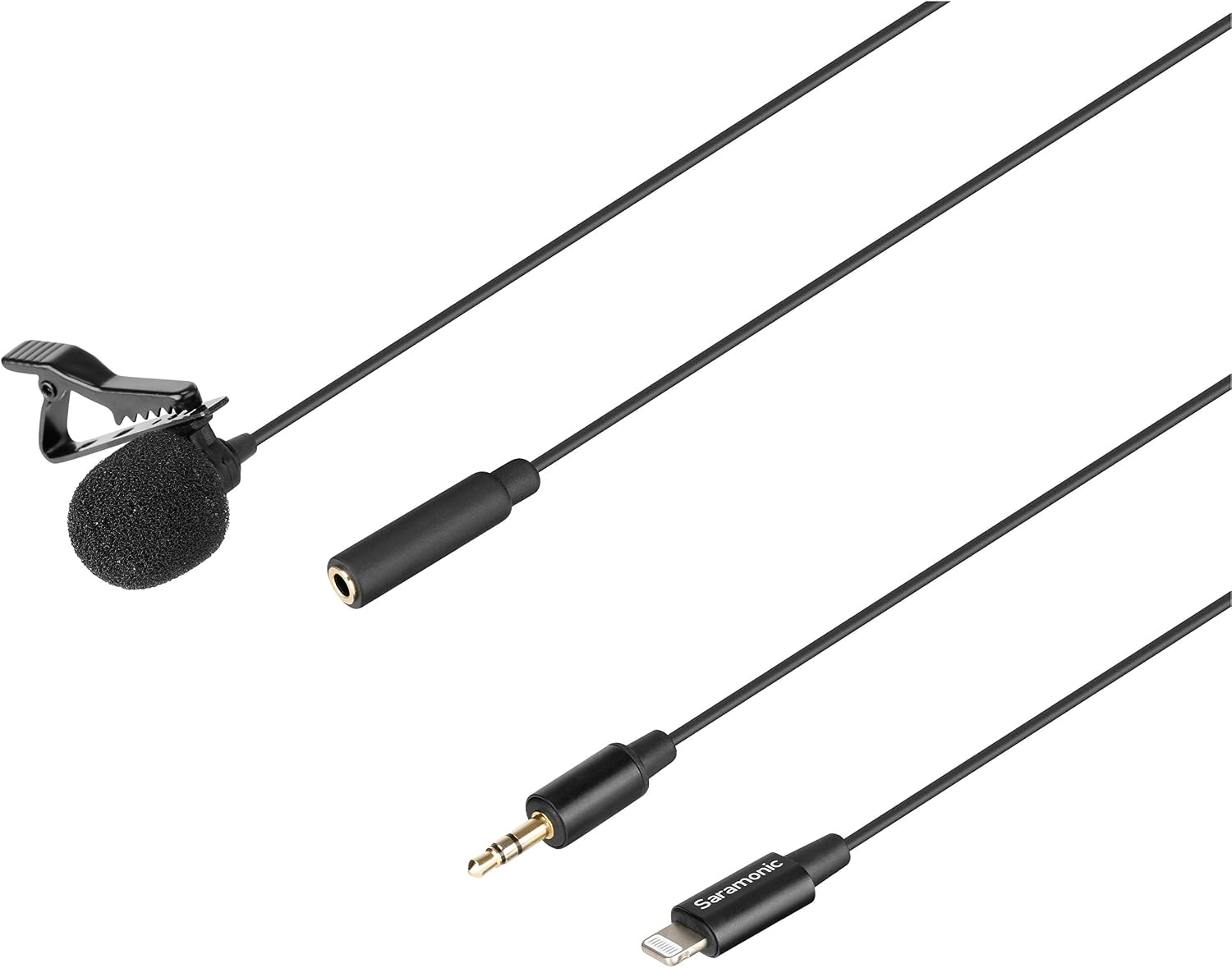 MICRÓFONO LAVALIER SARAMONIC LAVMICRO U1A CON CONECTOR LIGHTNING PARA IPHONE E IPAD - 4