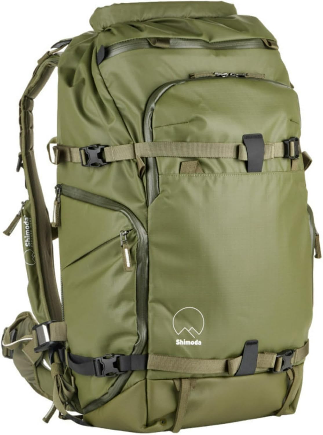 MOCHILA SHIMODA ACTION X40 V2 STARTER KIT PARA CÁMARAS DSLR Y MIRRORLESS, VERDE MILITAR - 1