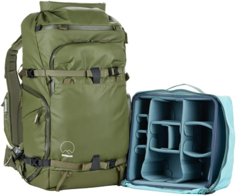 MOCHILA SHIMODA ACTION X40 V2 STARTER KIT PARA CÁMARAS DSLR Y MIRRORLESS, VERDE MILITAR - 2